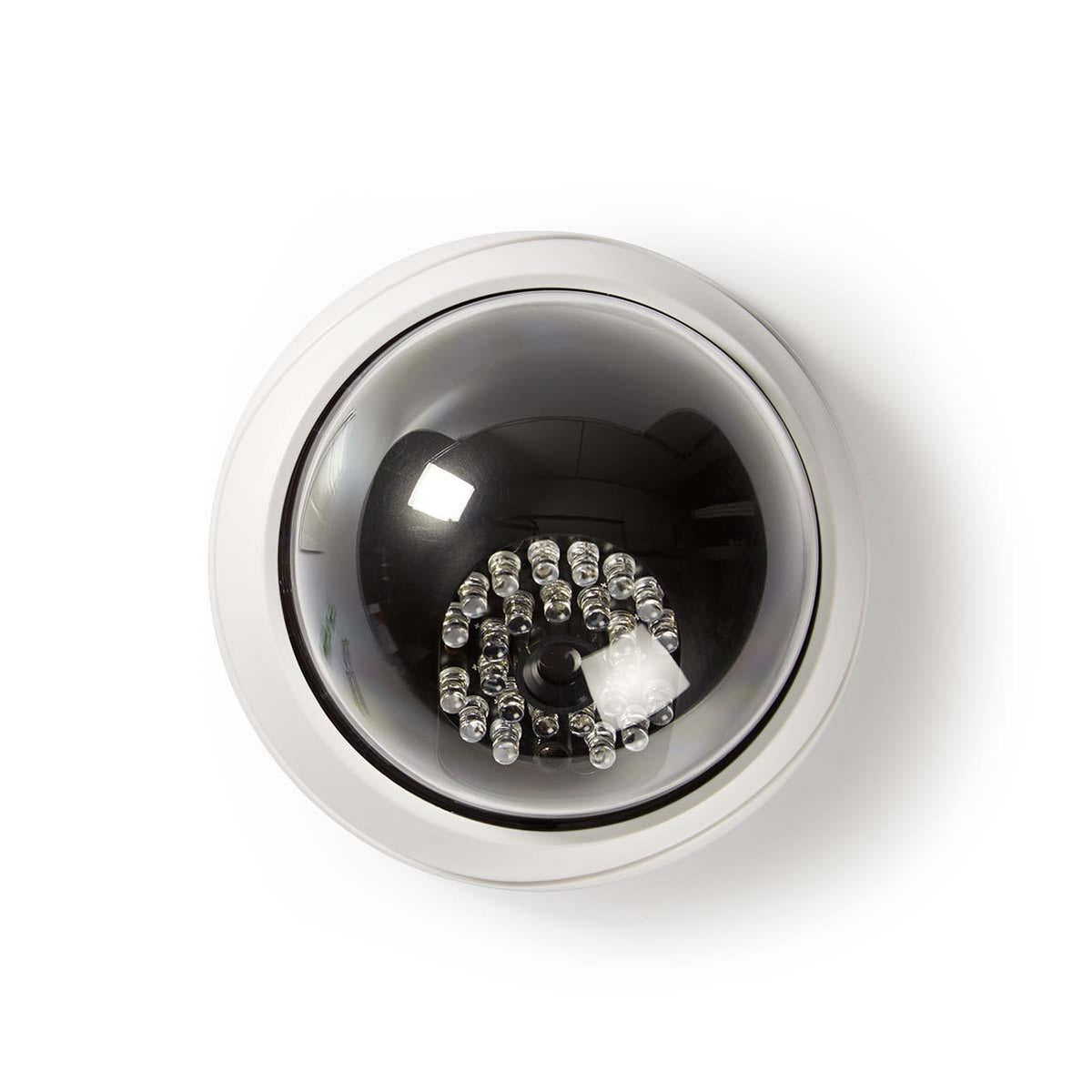 Dummy Security Camera | Dome | Battery powered | Indoor | White