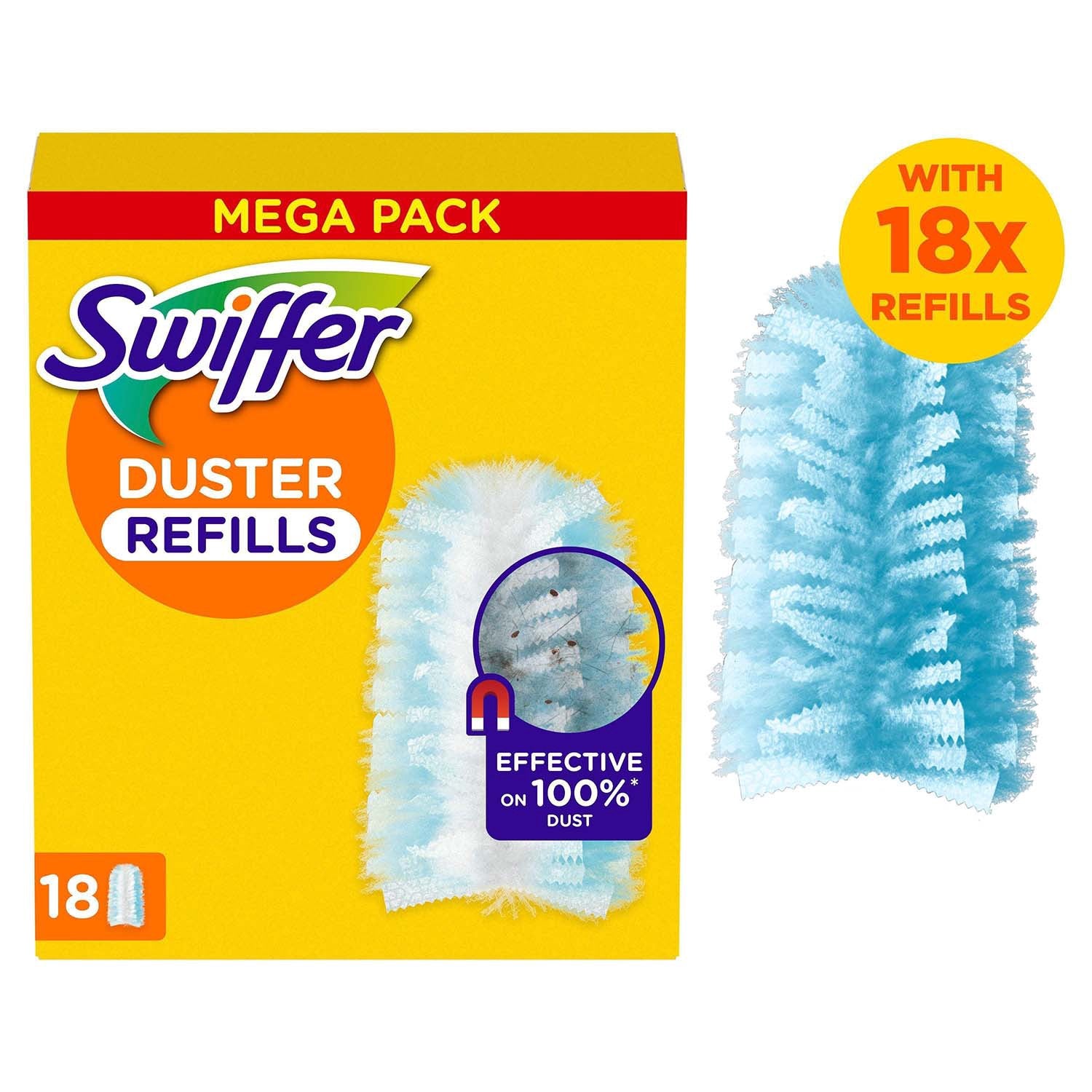 Dusting Refills, 18-Pack – Traps Dust & Pet Hair