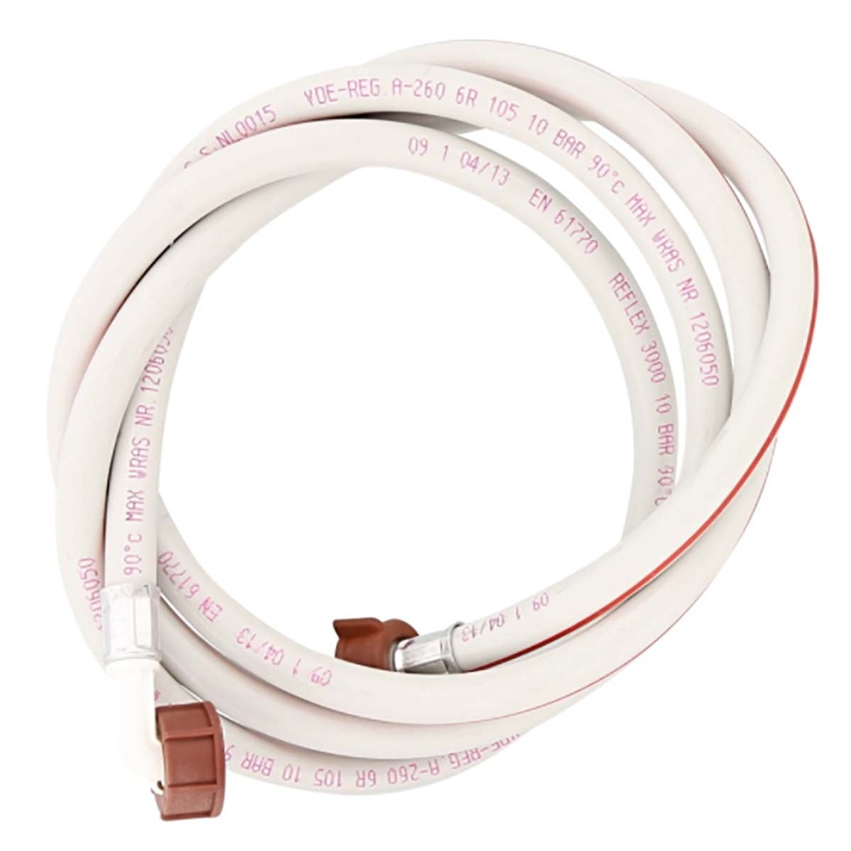 E2WIH250A Inlet hose 3/4 '' Straight - 3/4 '' Angled 10 bar 90 °C 2.50 m
