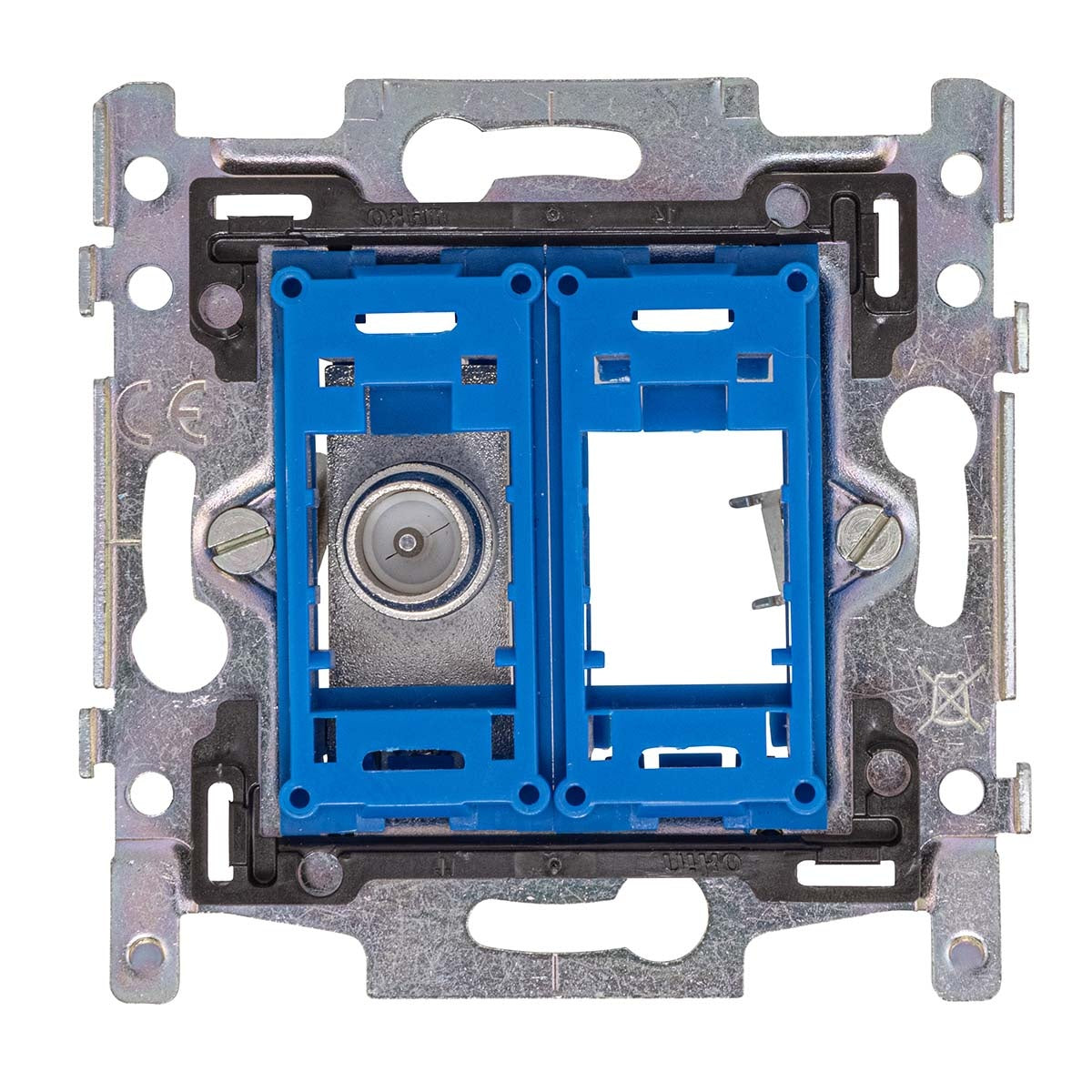 EDB02 C Coax TV socket, Niko compatible, Telenet /VOO