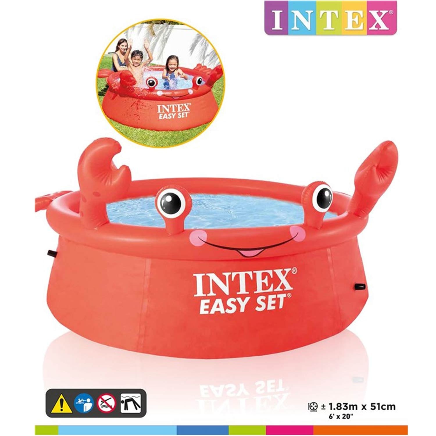 Easy Set pool Crab 183x51cm (880L)