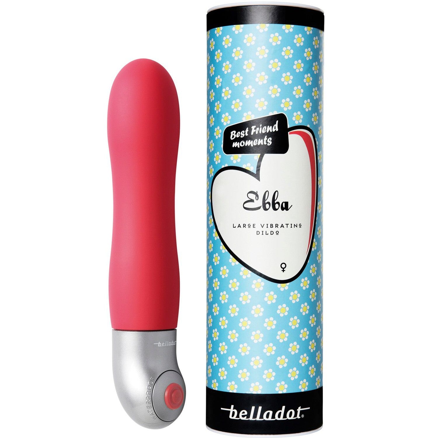 Ebba Large vibrating red