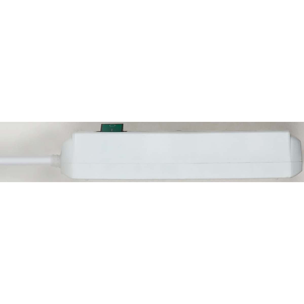 Eco-Line 3-way branch socket (Socket block with higher contact protection, Switch, 1.50 m cable) White TYPE F