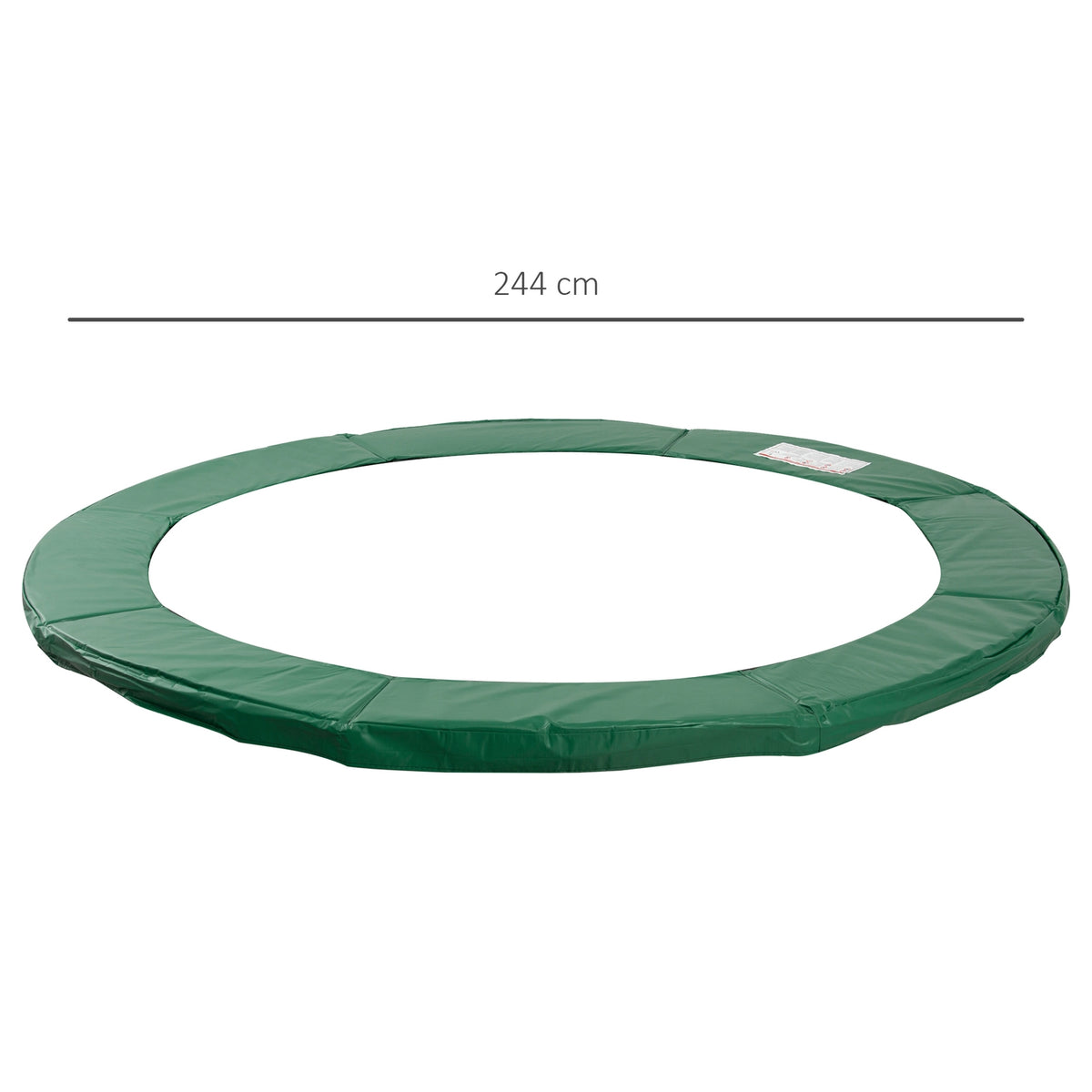 Edge Cover Trampoline Accessories, Ø 244 Cm, Weather-Resistant, Pvc Pe, Green
