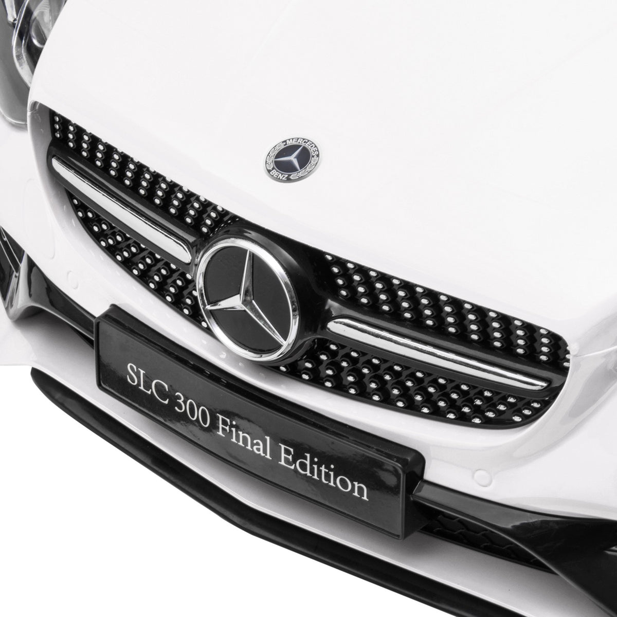 Electric Car For Children Ages 3 And Up, Children'S Vehicle With Remote Control, Children'S Car With Led Headlights, Seat Belt, Horn, Music, White