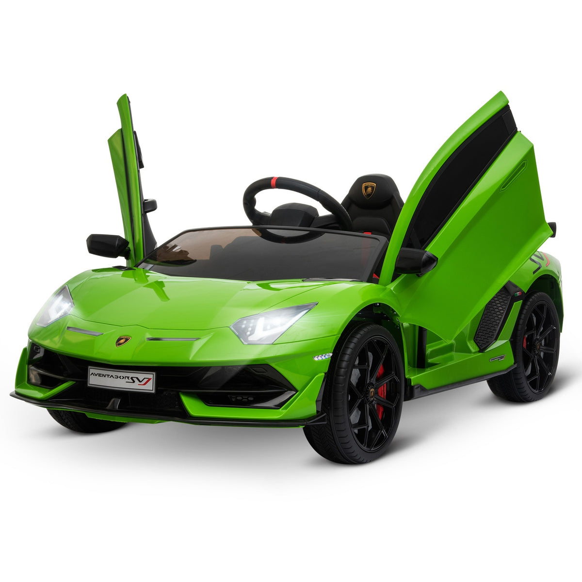 Electric Car Lamborghini Children'S Electric Car, 3-8 Years, With Remote Control, 2 X 550 Motors, Mp3/Usb, Light & Music
