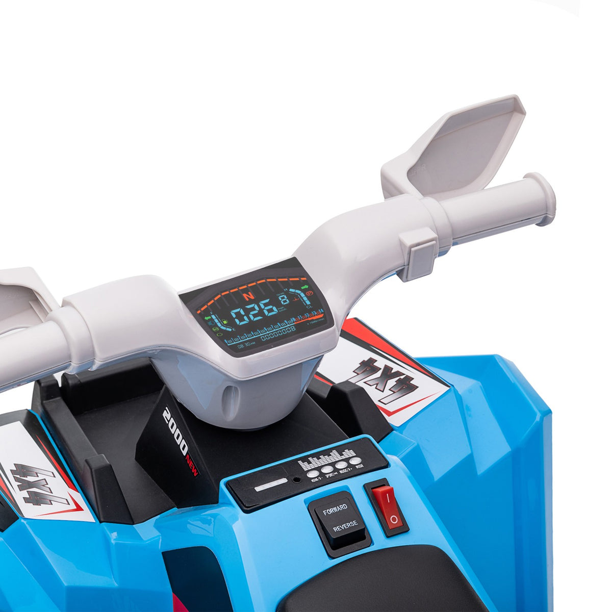Electric Children'S Quad, Mini Electric Quad With Forward And Reverse Functions, 6 V Electric Vehicle For Children 1.5-3 Years, 2.5 Km/H, Blue