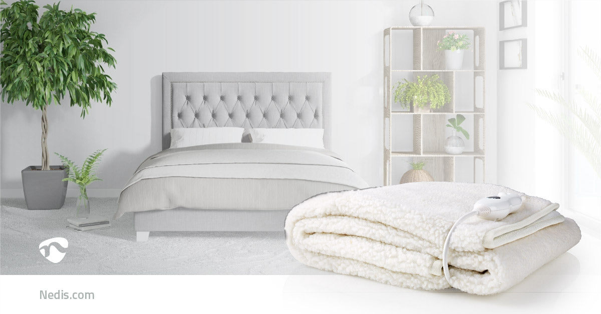 Electric Felt | Felt | 1 Person | 150 x 80 cm | 3 Heat settings | Washable | Overheat Protection | Polyester / Synthetic