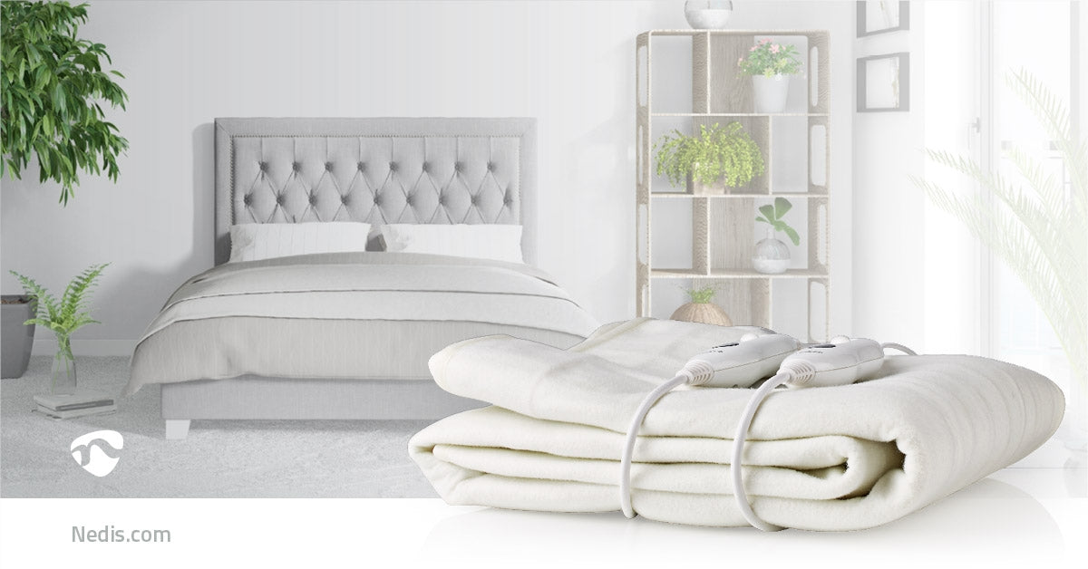 Electric Felt | Felt | 2 Persons | 160 x 140 cm | 3 Heat settings | Washable | Overheat Protection | Polyester