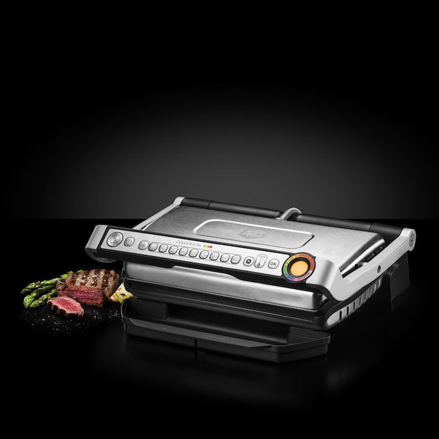 Electric Grill with Sensor, 9 Programs, Non-Stick Plates