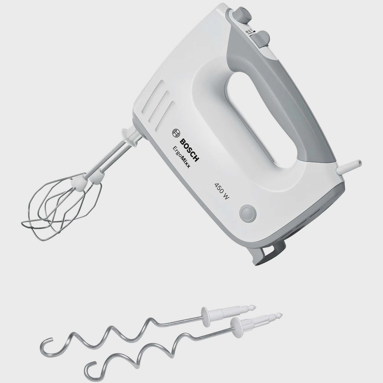 Electric Hand Mixer, 450W, 5 Speeds, Stainless Attachments