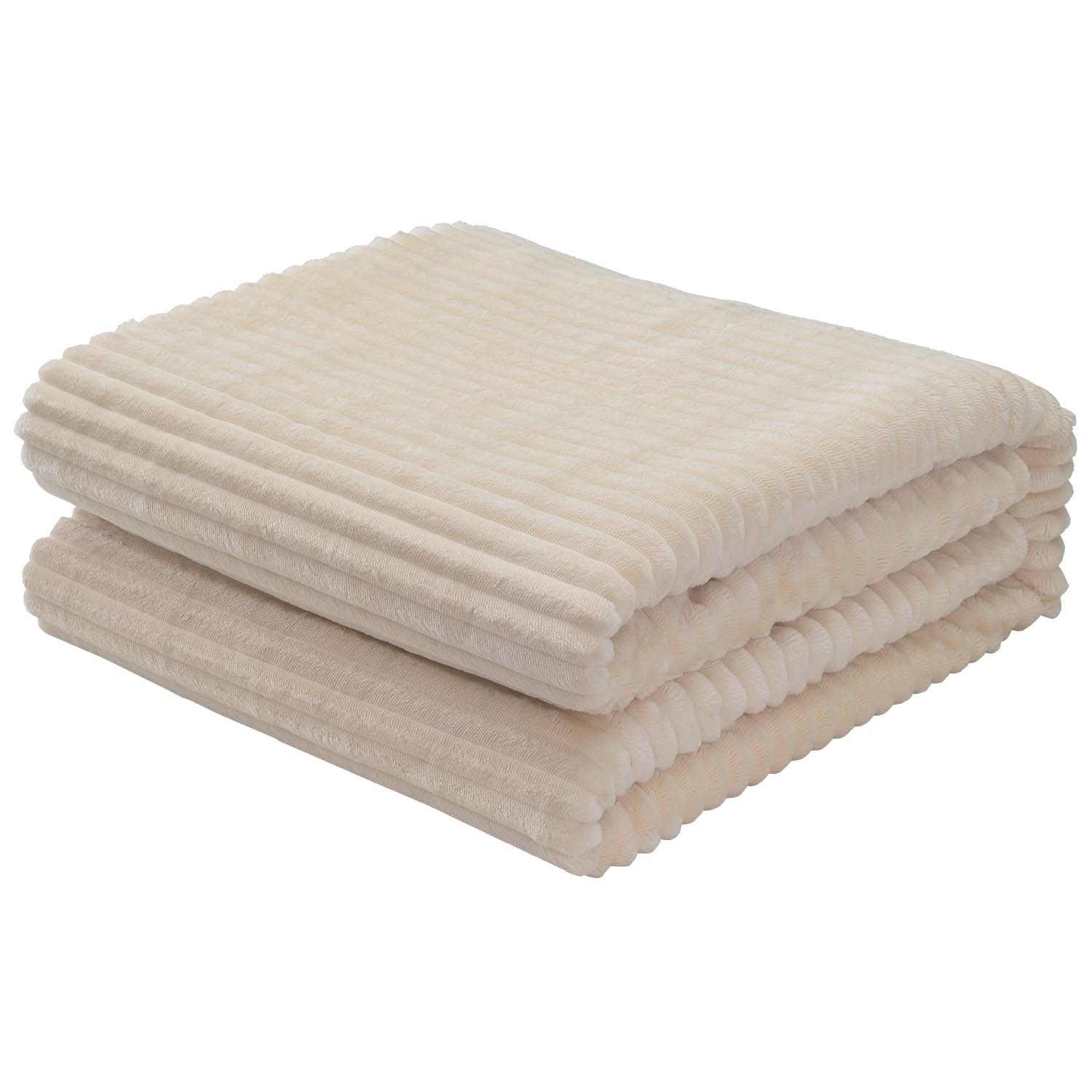 Electric Heated Blanket, 180x130cm, 140W, Cream