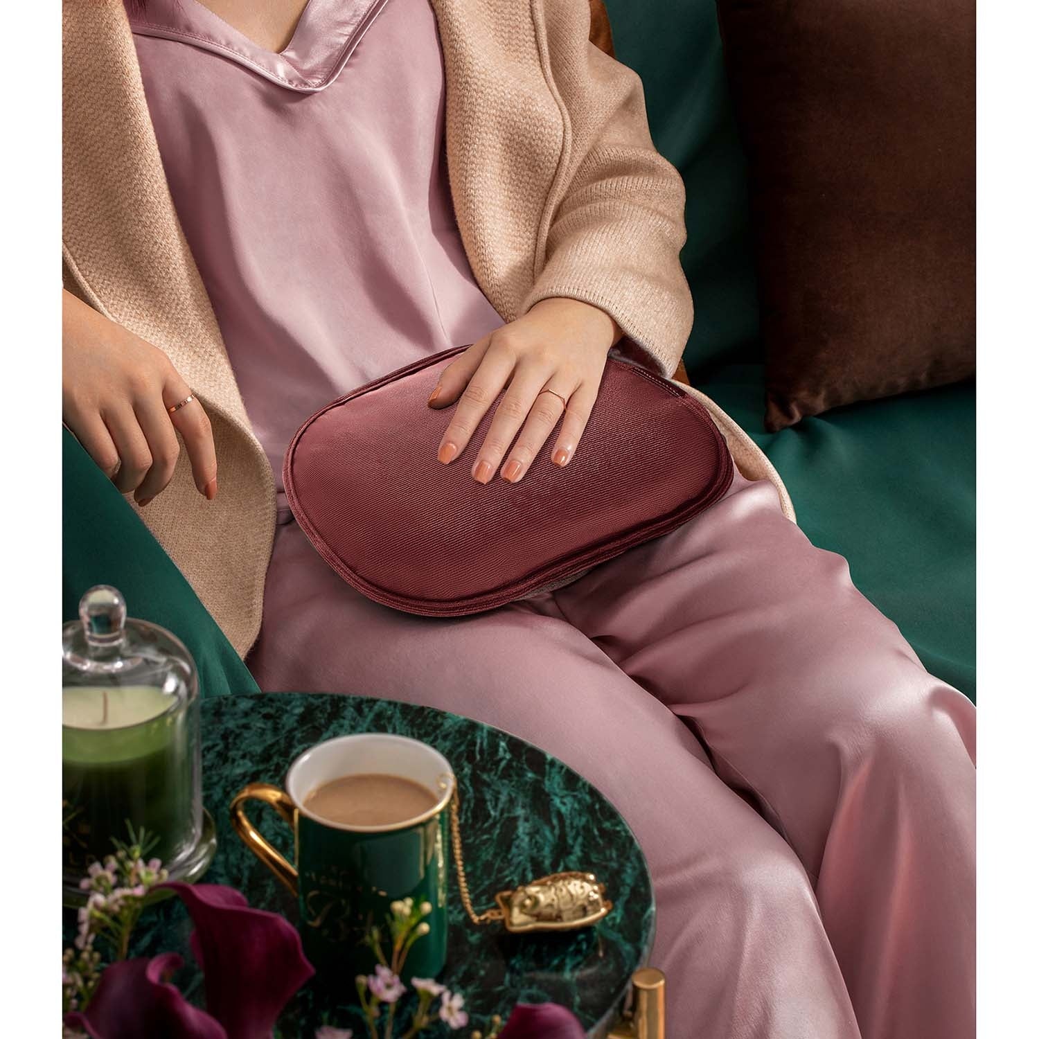 Electric Heating Pad, Velvet, 5x27x18 cm