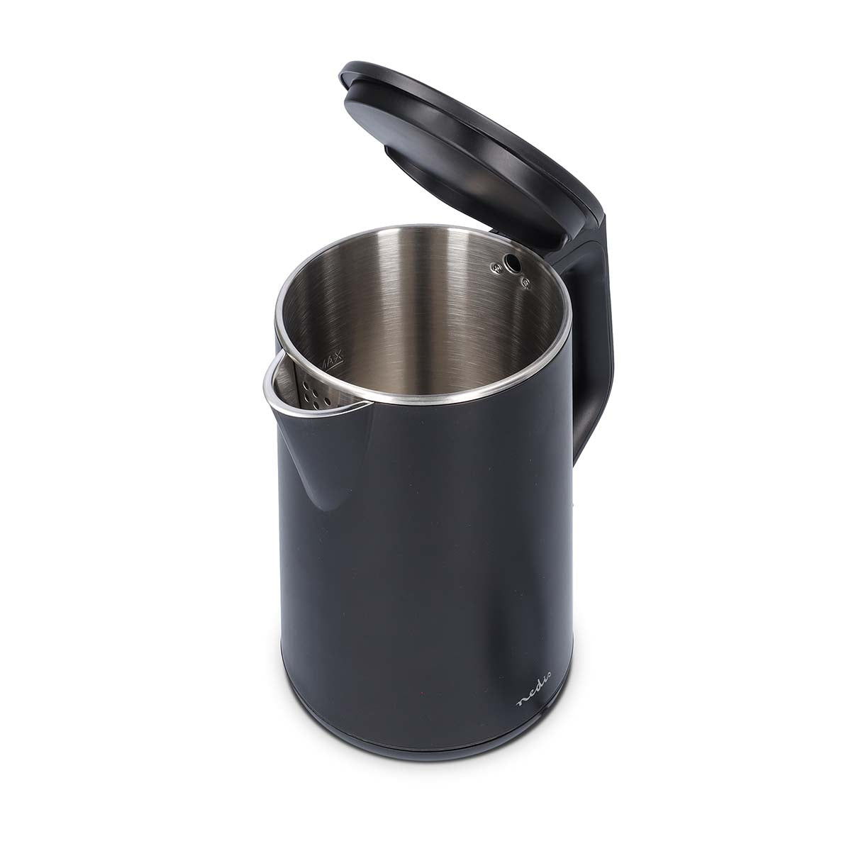 Electric Kettle | 1.5 l | Plastic | Black | Rotatable 360 degrees | Concealed heating element | Strix® controller | Boil-dry protection