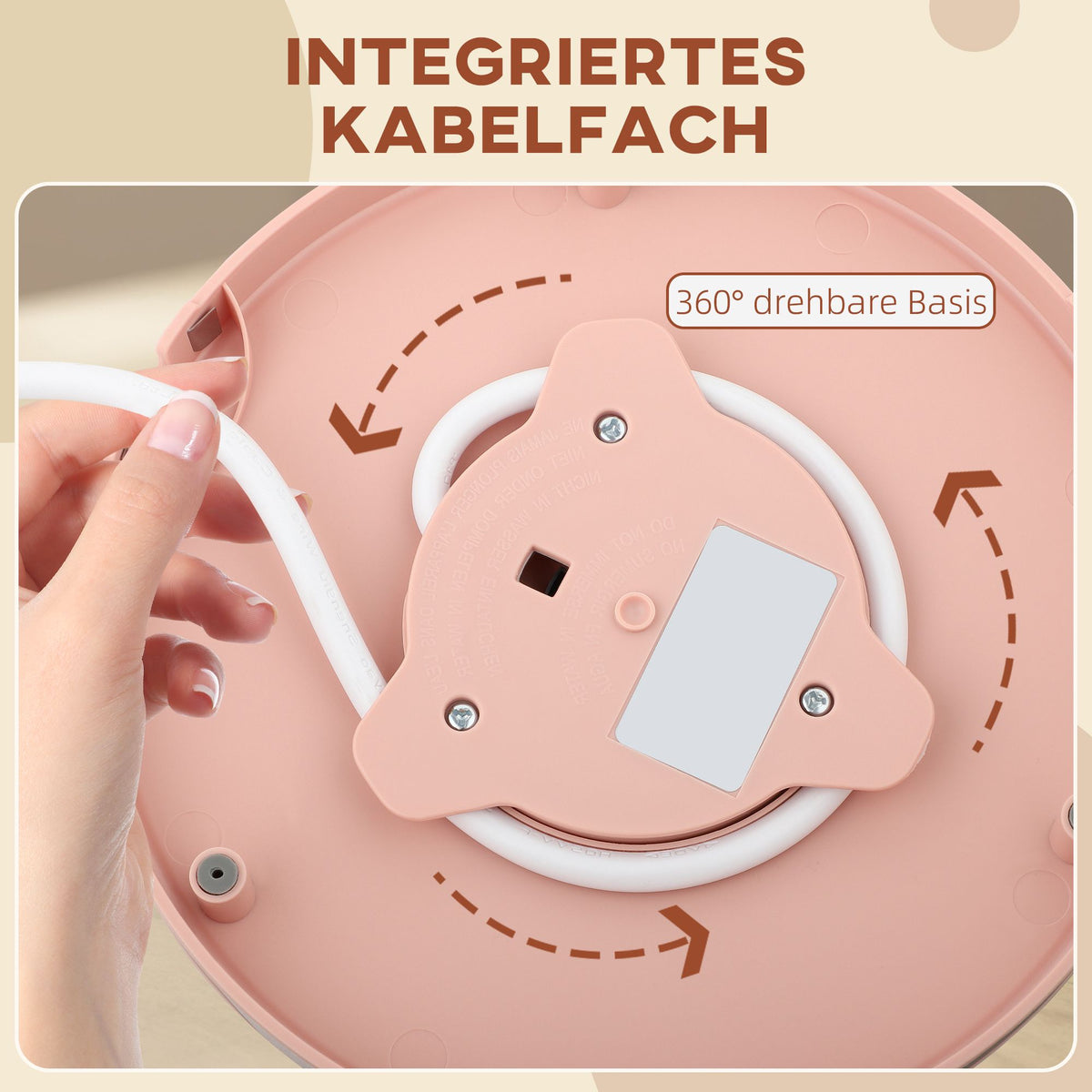 Electric Kettle 1.7L, Fast Boil, 2200W, Cordless, Pink