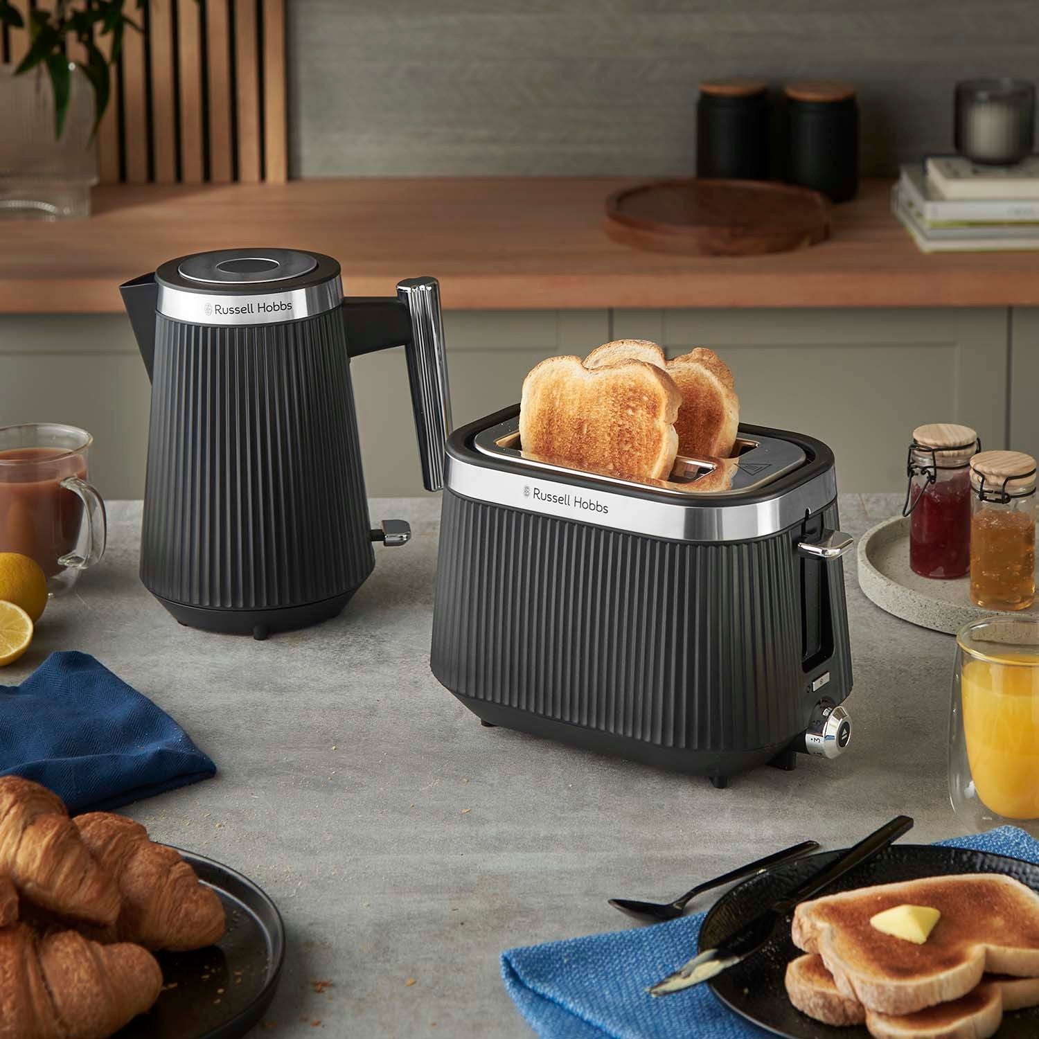 Electric Kettle, Black, 2400W, 1.7L Capacity