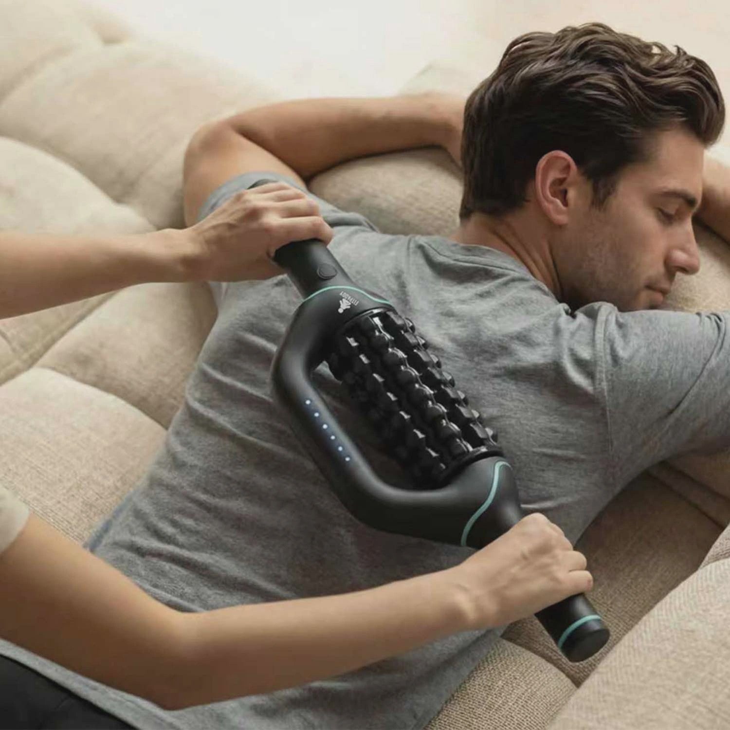 Electric Massage Roller, 6 Speeds, Rotating Percussion