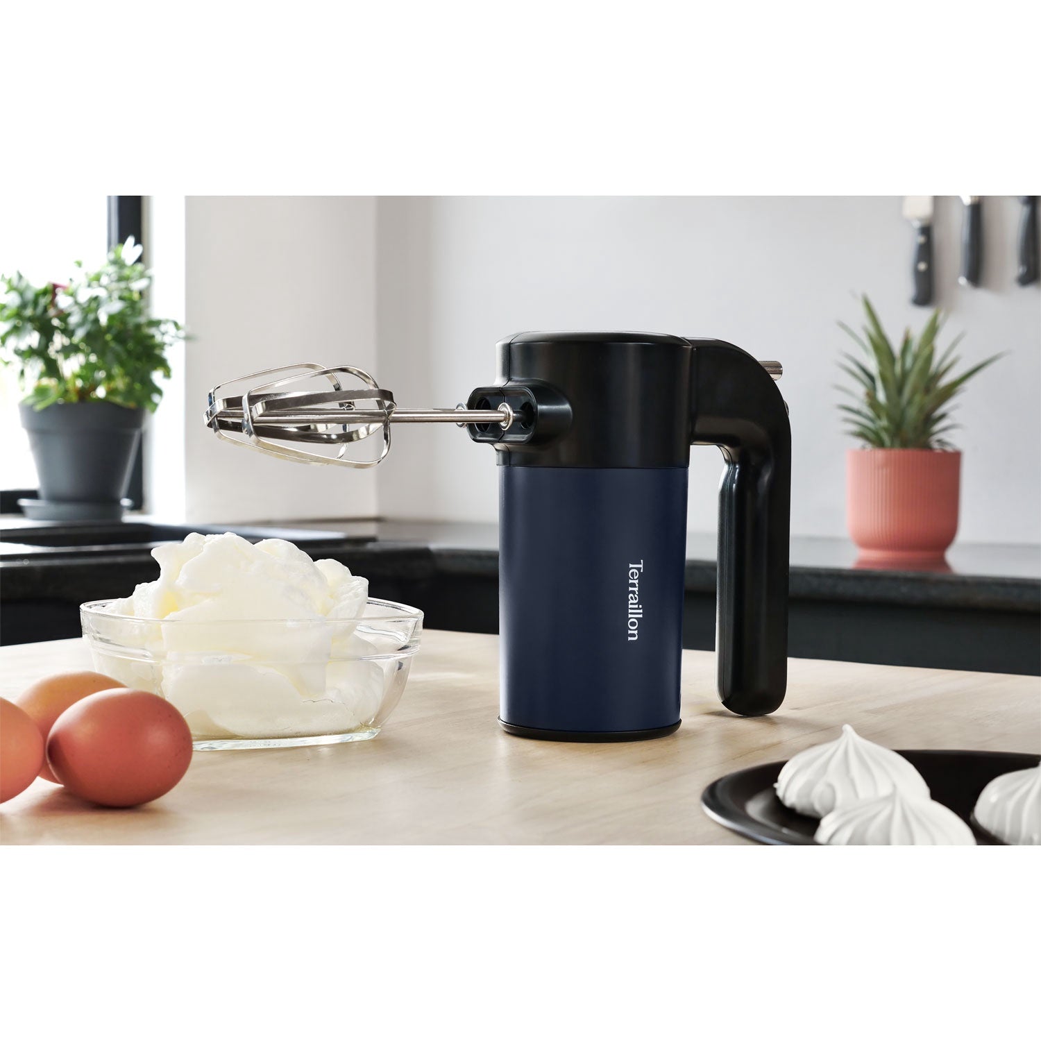 Electric Mixer, 400W, 5 Speeds + Turbo, Midnight Blue