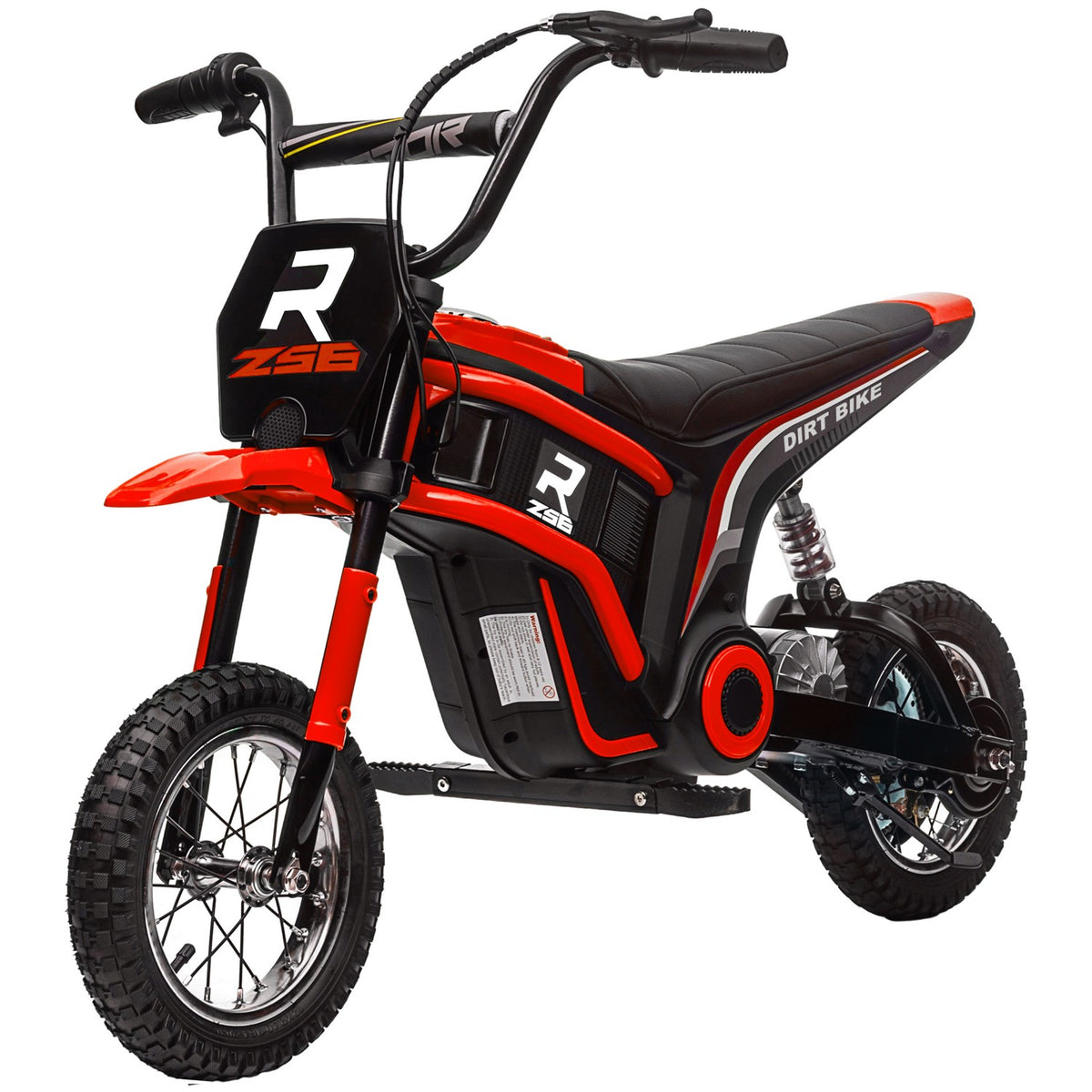 Electric Motorcycle Children's Electric Motorcycle with 24V 350W Motor, 8-16 KMH Speed Mode, 12 Inch Pneumatic Tires, Electric Motorcycle with Music Headlight, Moto Cross for Children 8-12 Years Red |