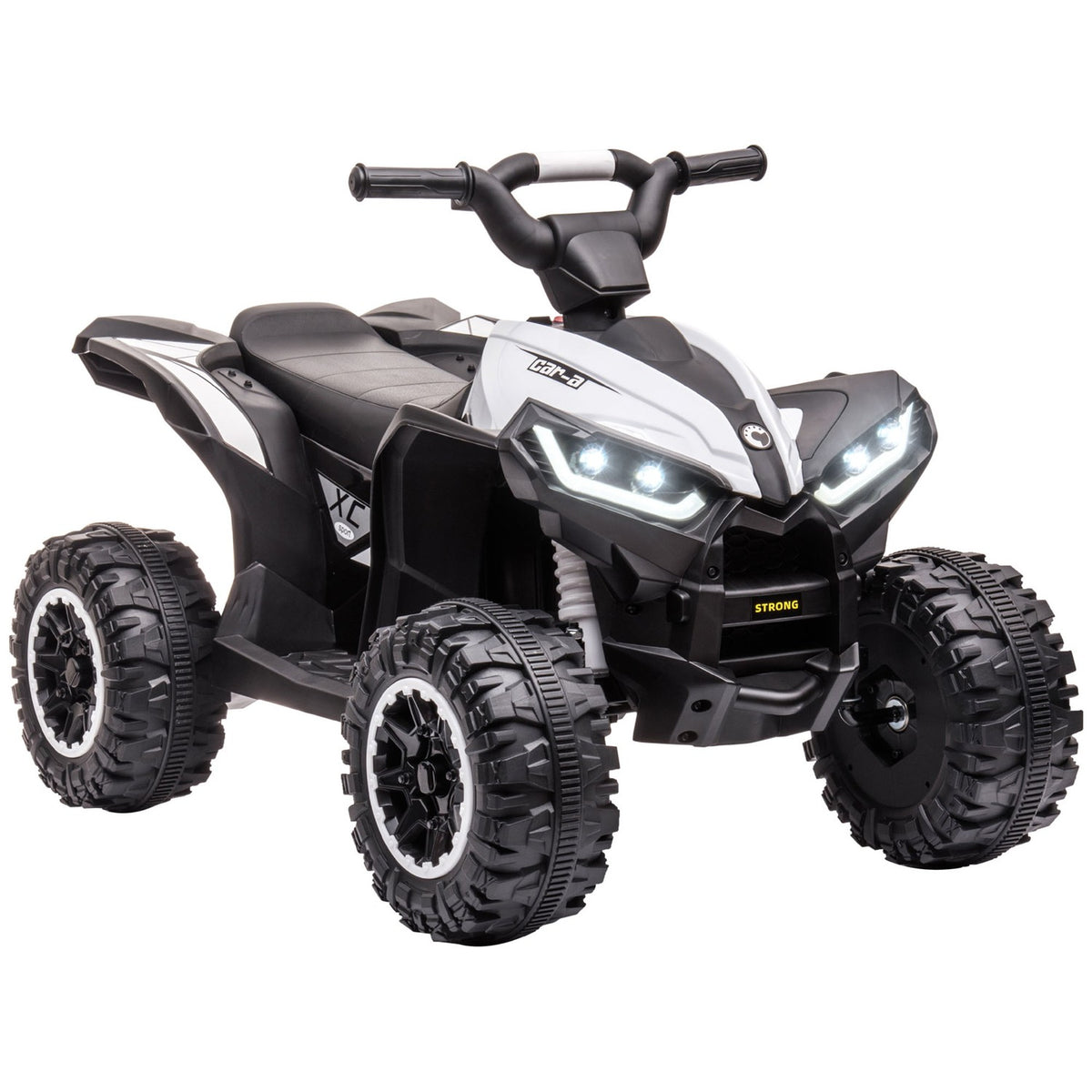 Electric Quad 12V Children'S Quad With Usb Port, Children'S Motorcycle With Mp3 Music Player, Headlight, For Children 3-5 Years, 1.5-3 Km/H