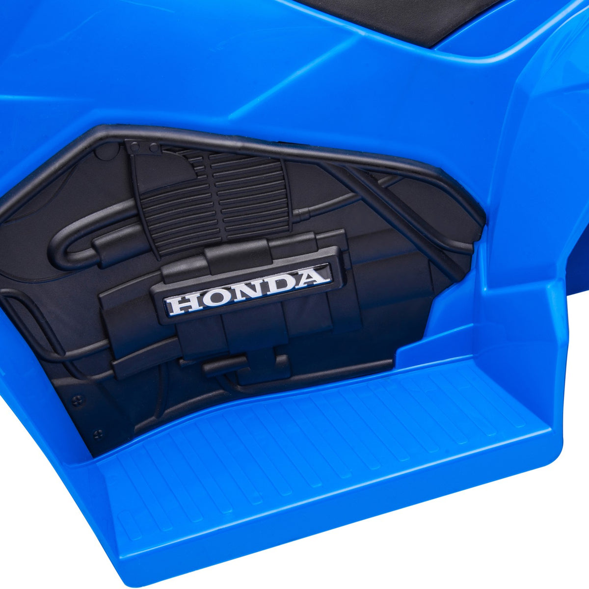 Electric Quad Miniquad Children's Electric ATV Children's Quad with LED and Horn Children's Motorcycle Children's Vehicle Electric Car for Children from 18 Months Metal Blue 65.5 x 38.5 x 43.5 cm