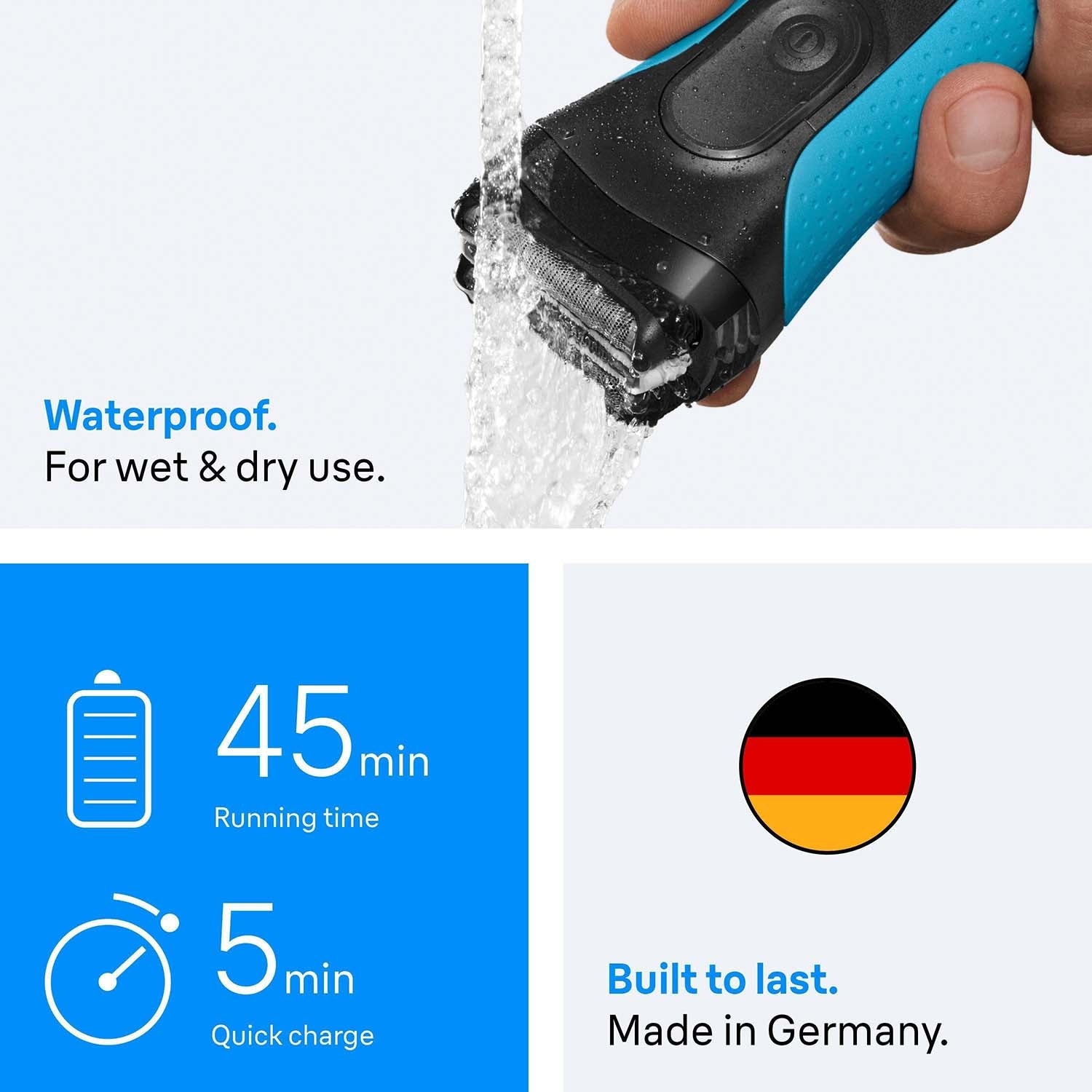 Electric Shaver Series 3 with Trimmer Attachment