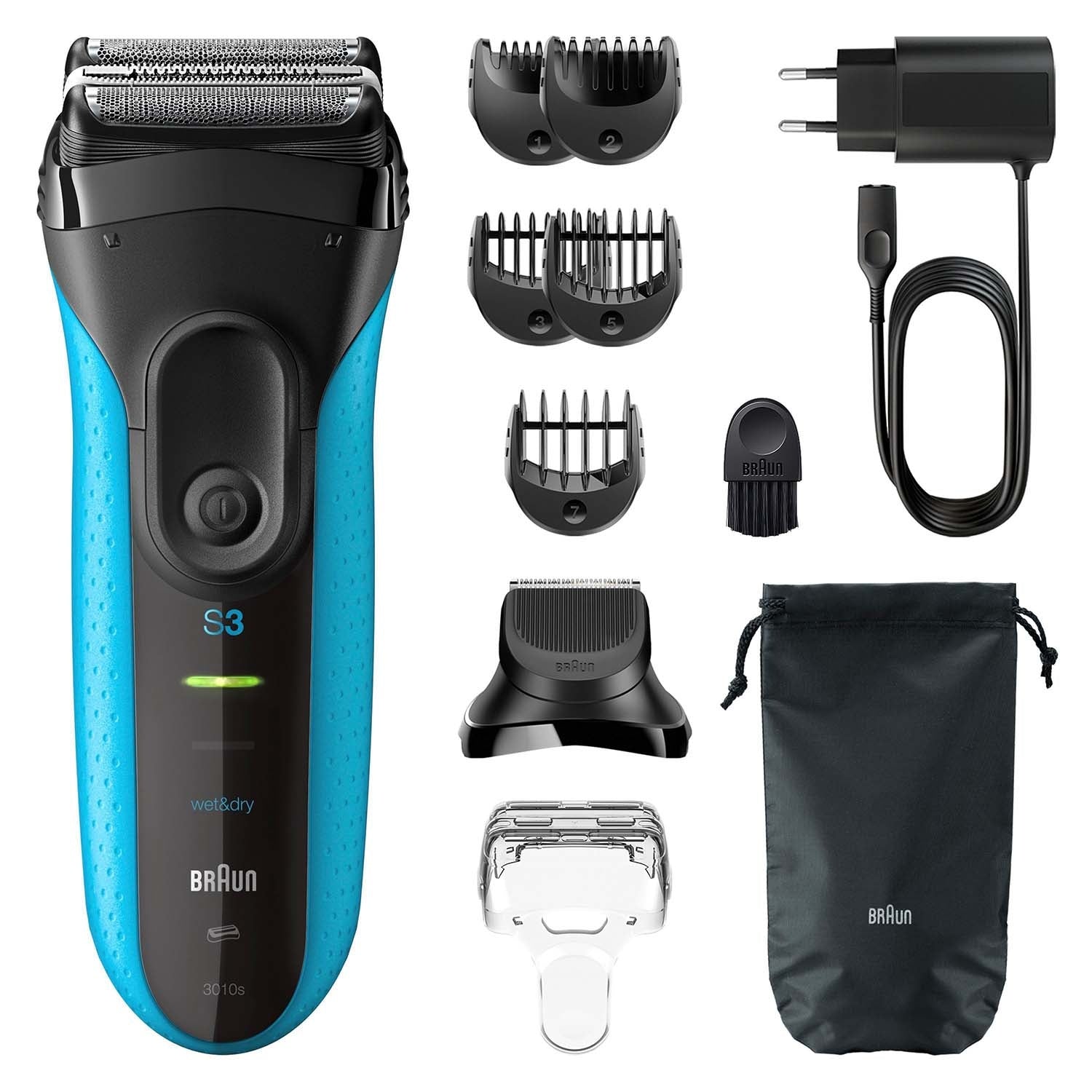 Electric Shaver Series 3 with Trimmer Attachment