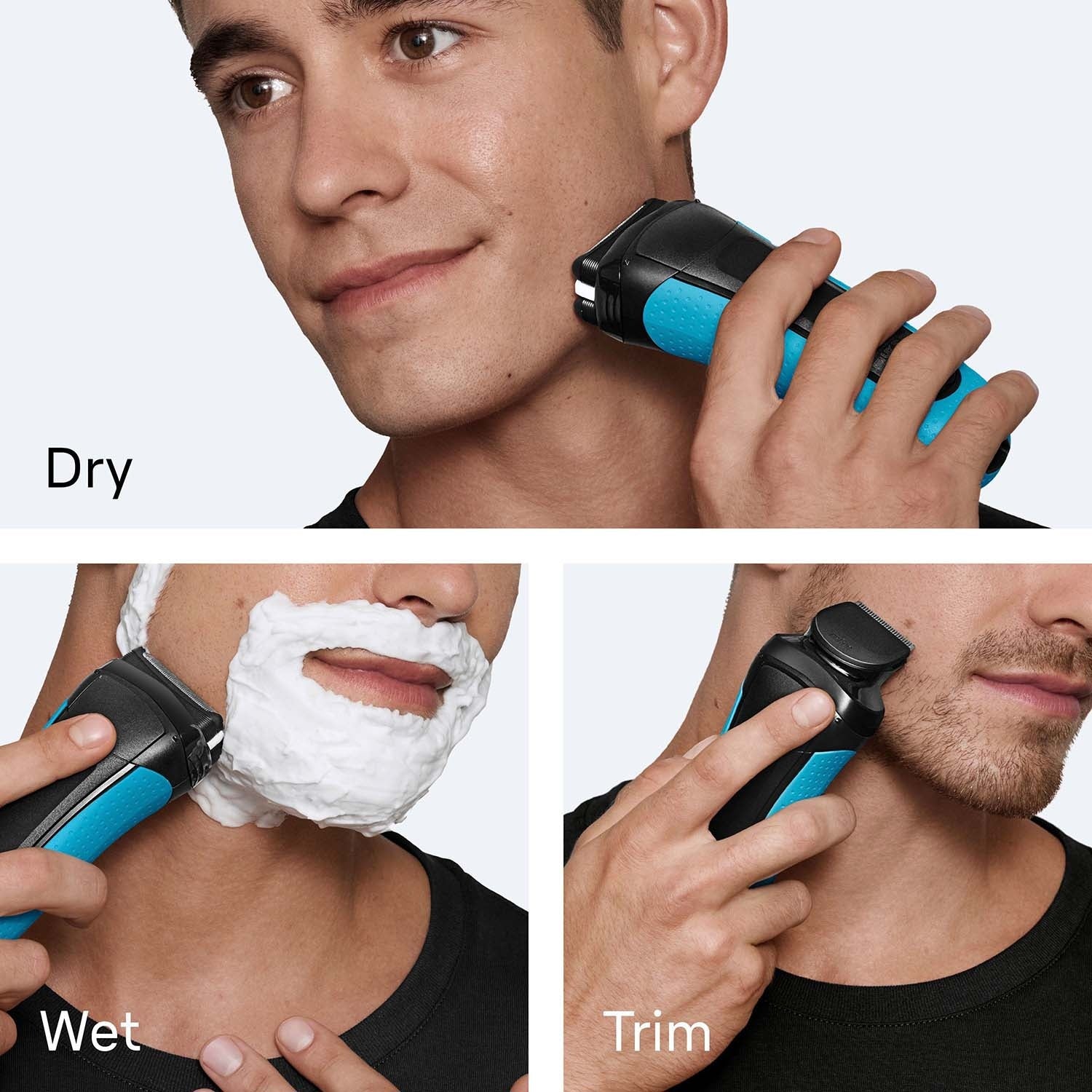 Electric Shaver Series 3 with Trimmer Attachment