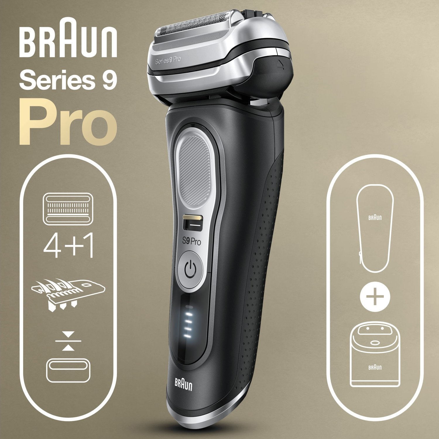 Electric Shaver Series 9 Pro, Wet & Dry, Rechargeable