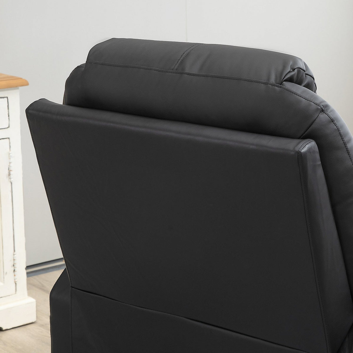 Electric Stand-Up Chair, Massage Chair With Stand-Up Aid, Relaxation Chair With Reclining Function, Tv Chair With Remote Control, Side Pockets, Pu