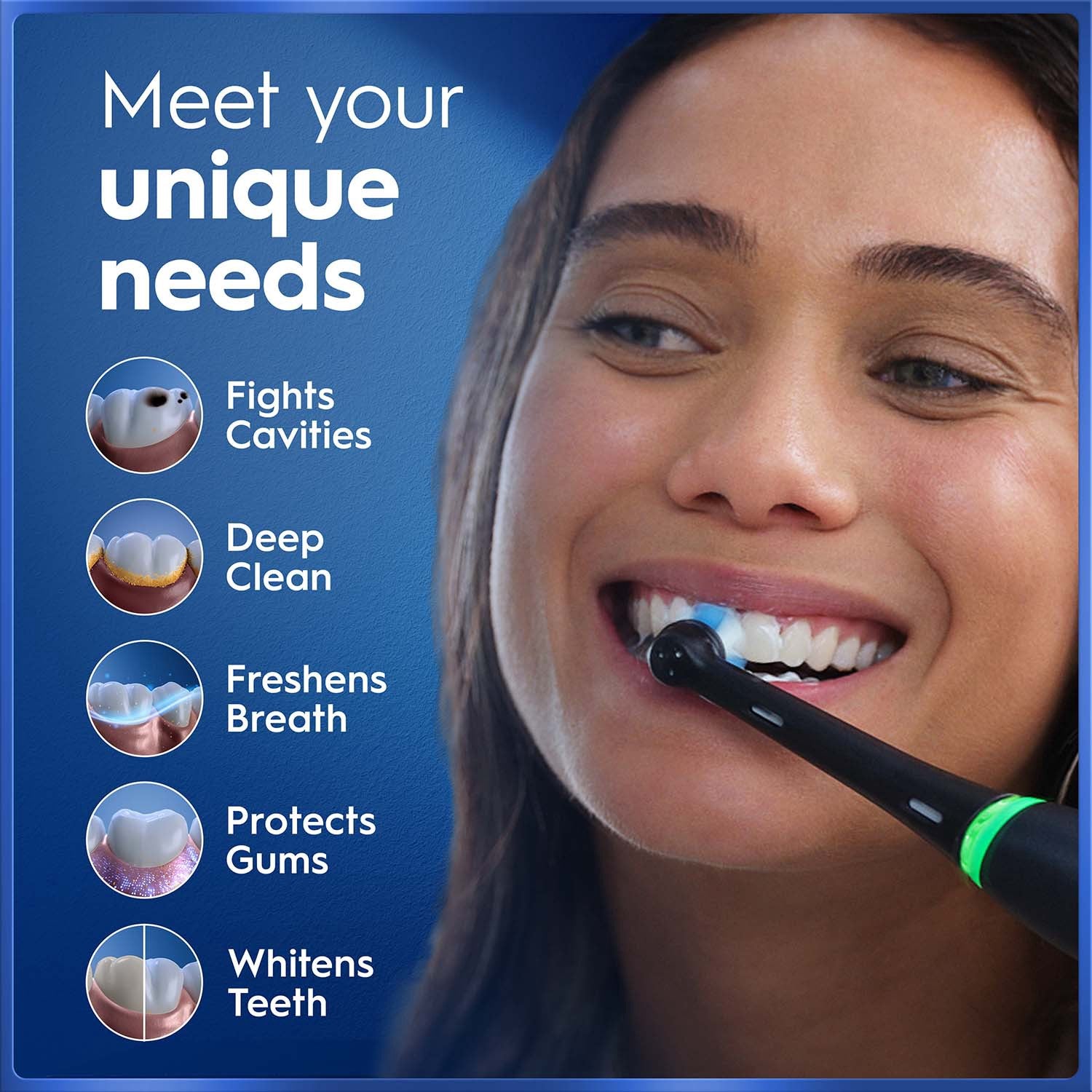 Electric Toothbrush Duo, 5 Modes – Black/White