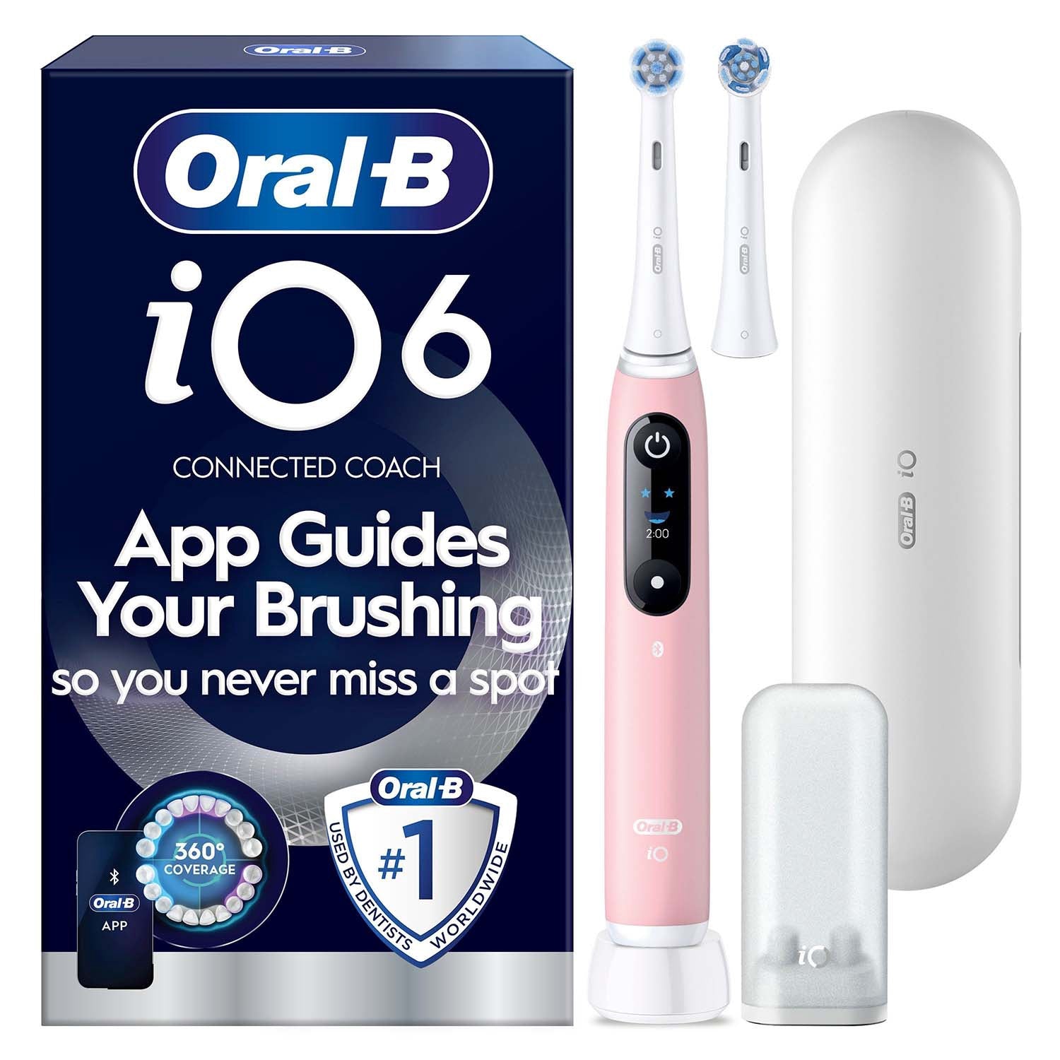 Electric Toothbrush, Pink Sand, Sensitive, 1 Extra Refill