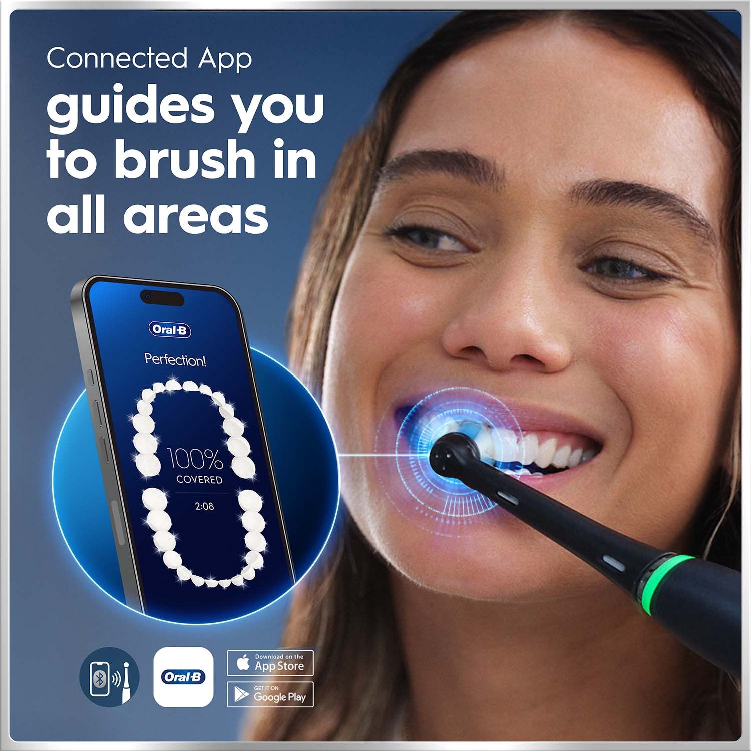 Electric Toothbrush iO6, Black/Pink, 1 Extra Head