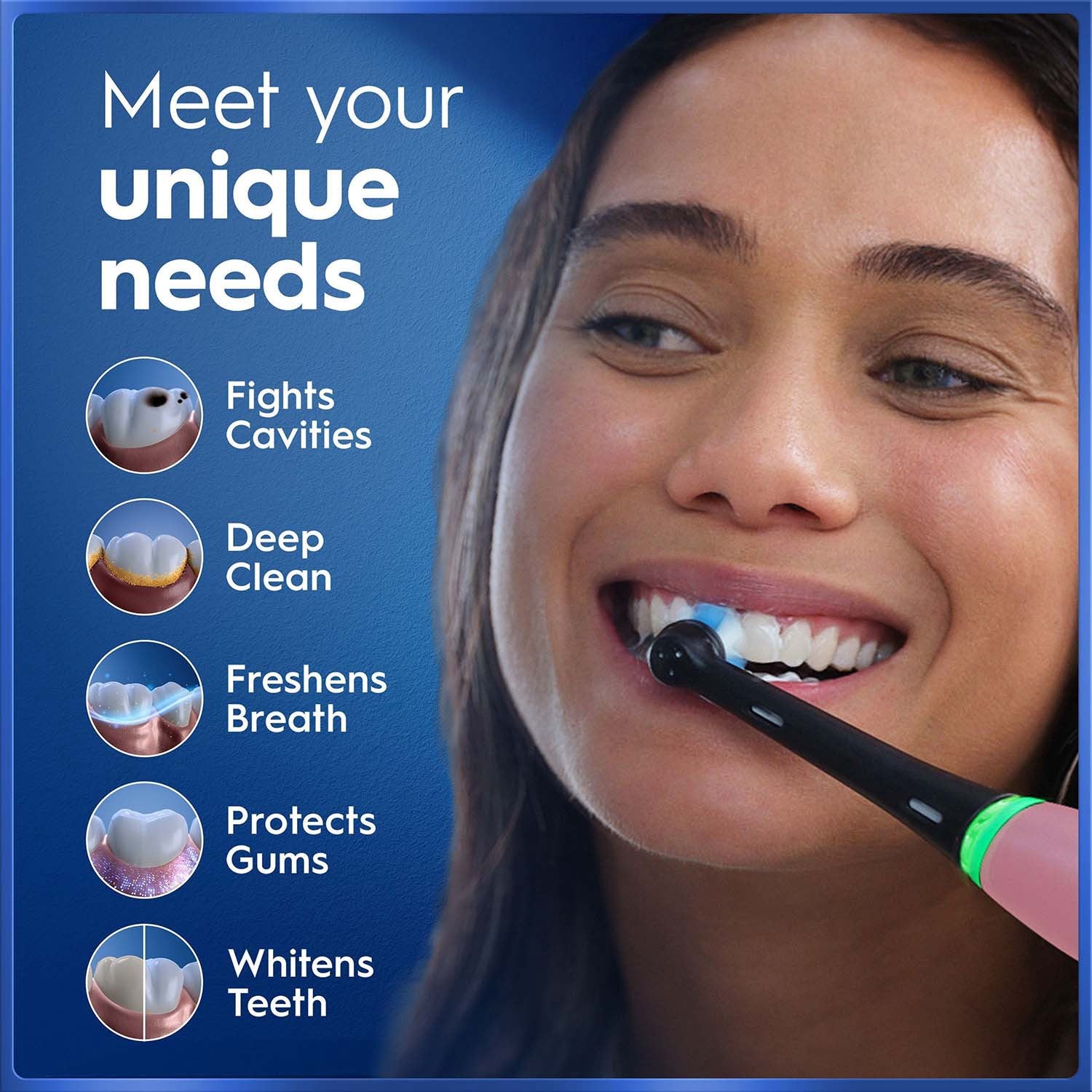 Electric Toothbrush with 5 Modes, Blush Pink
