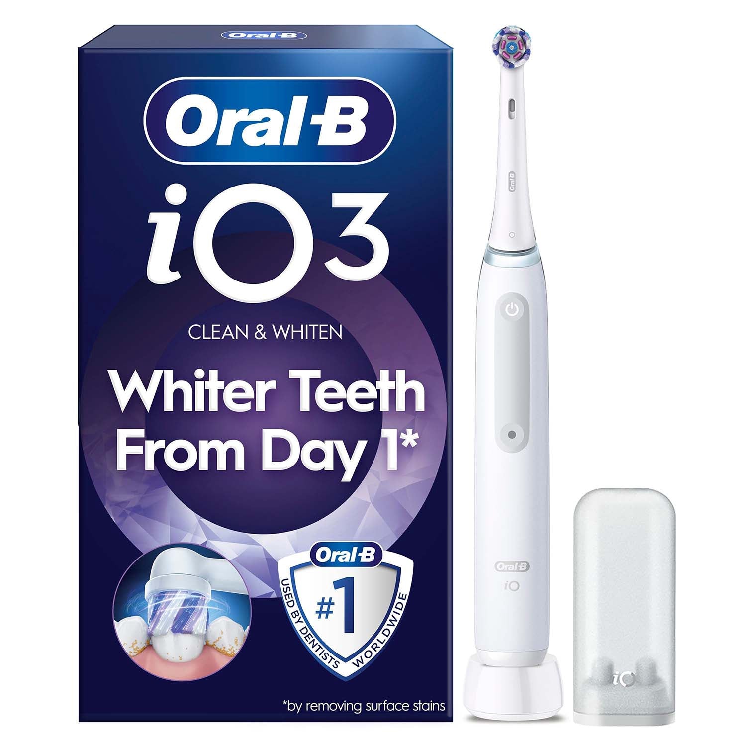 Electric Toothbrush with Whitening, 3 Modes, Pressure Sensor