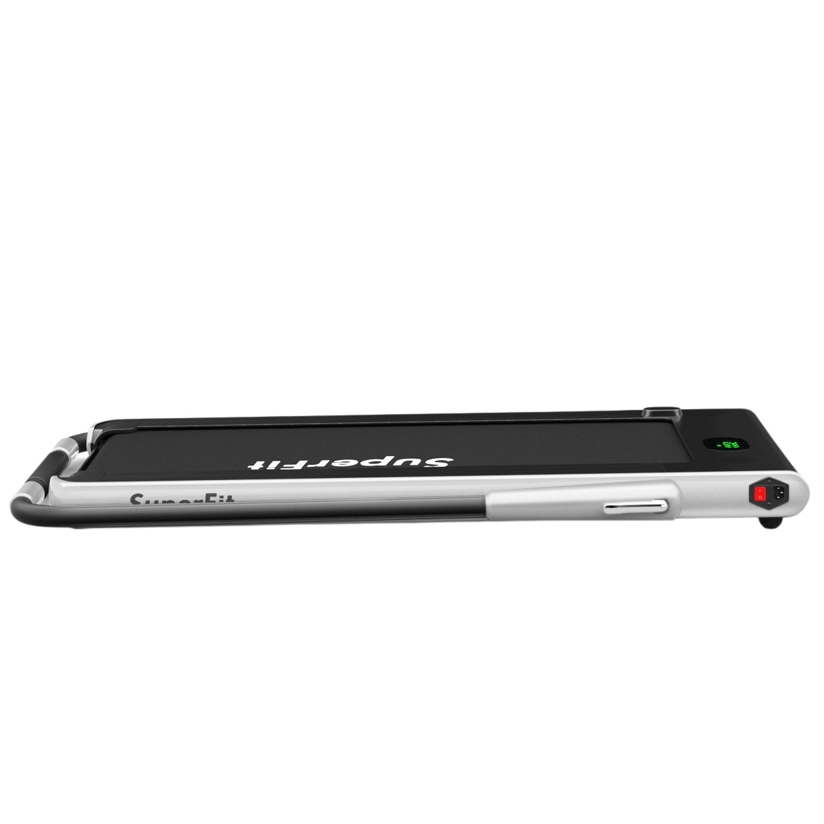 Electric Treadmill 1-12km/h LED Display Foldable Exercise Bike Fitness Equipment 120kg Silver