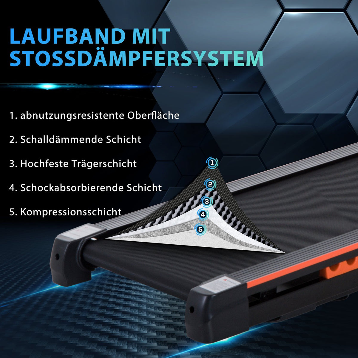 Electric Treadmill With Lcd Display, Foldable Fitness Machine, 1-6 Km/H, Steel, Black, 105 X 56 X 108.5 Cm
