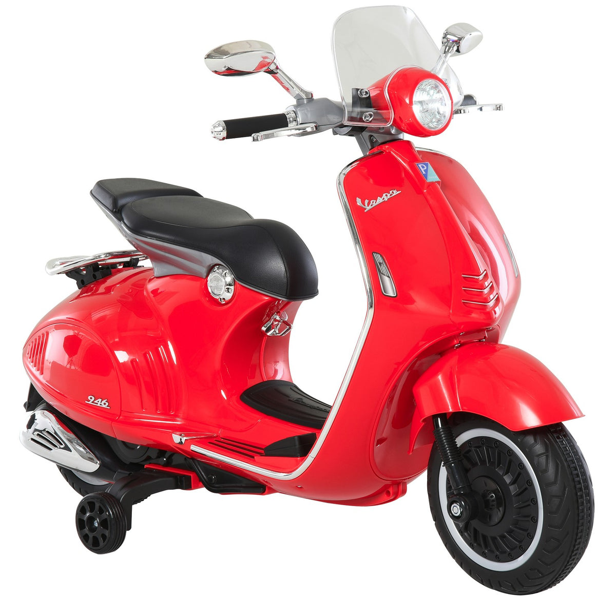 Electric Vehicle, Children'S Vehicle, Children'S Motorcycle, Electric Motorcycle With Mp3 Music Lighting, 3-6 Years, Pp, Red, 108 X 49 X 75 Cm