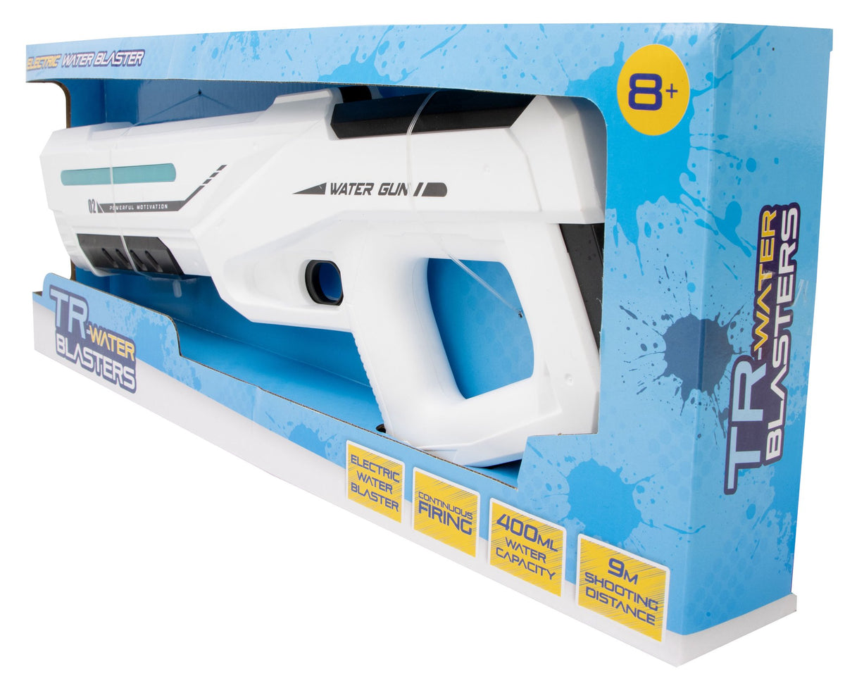 Electric Water Blaster with Lights, 400ml Tank, USB Rechargeable