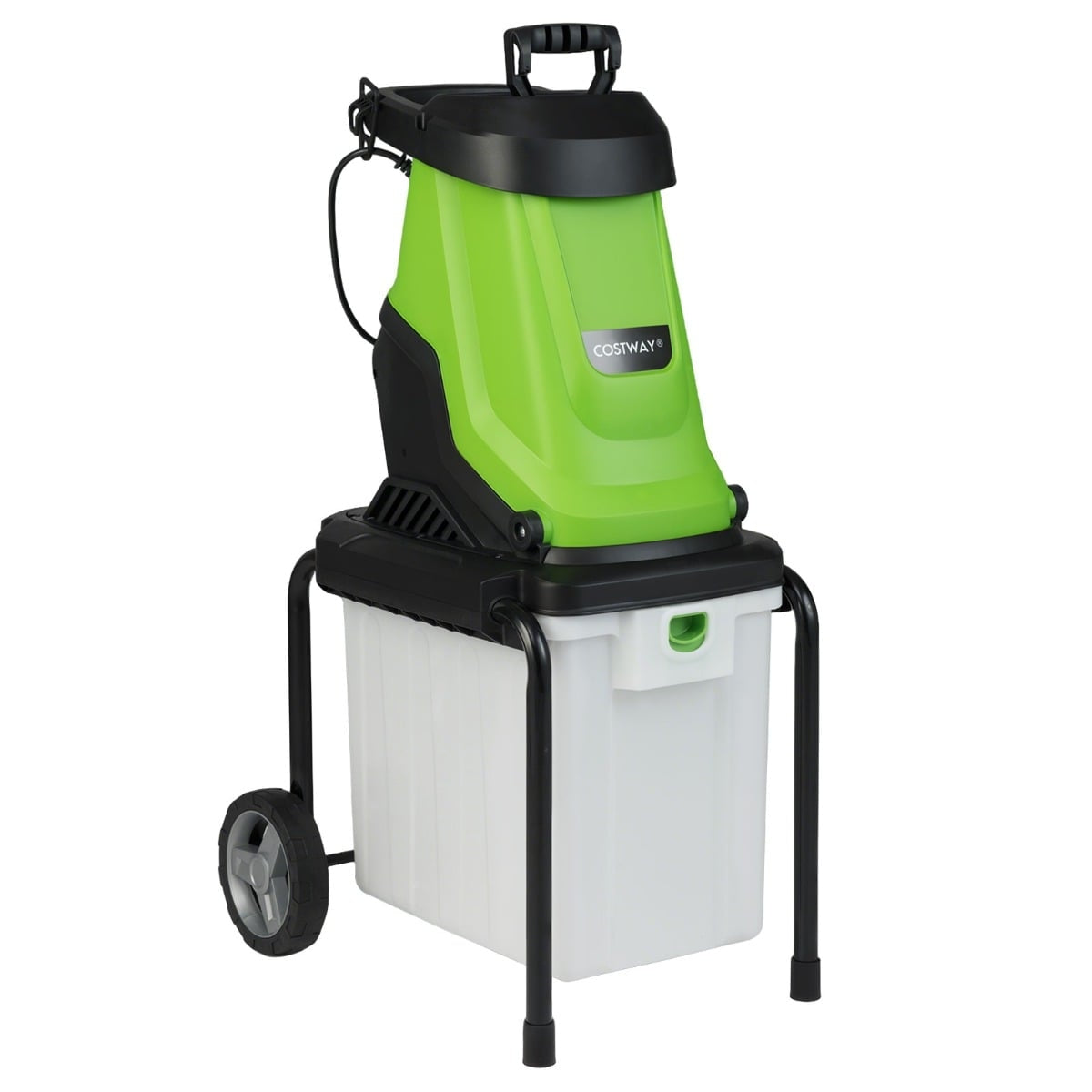 Electric Wood Chipper, 2800W, 50L Collection Bin, 45mm Capacity