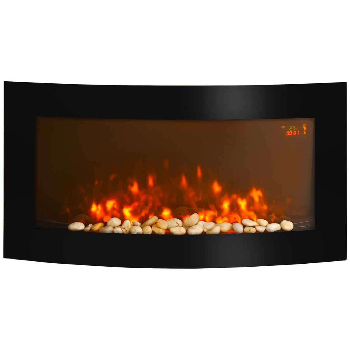 Electric fireplace fireplace electric wall fireplace 89.2 x 13.5 x 48cm modern design for a cozy atmosphere