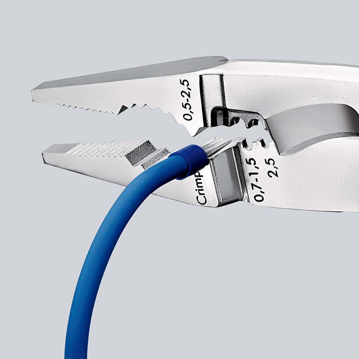 Electricians Pliers with Cable Cutter VDE:0.7...1.5 mm² 200 mm