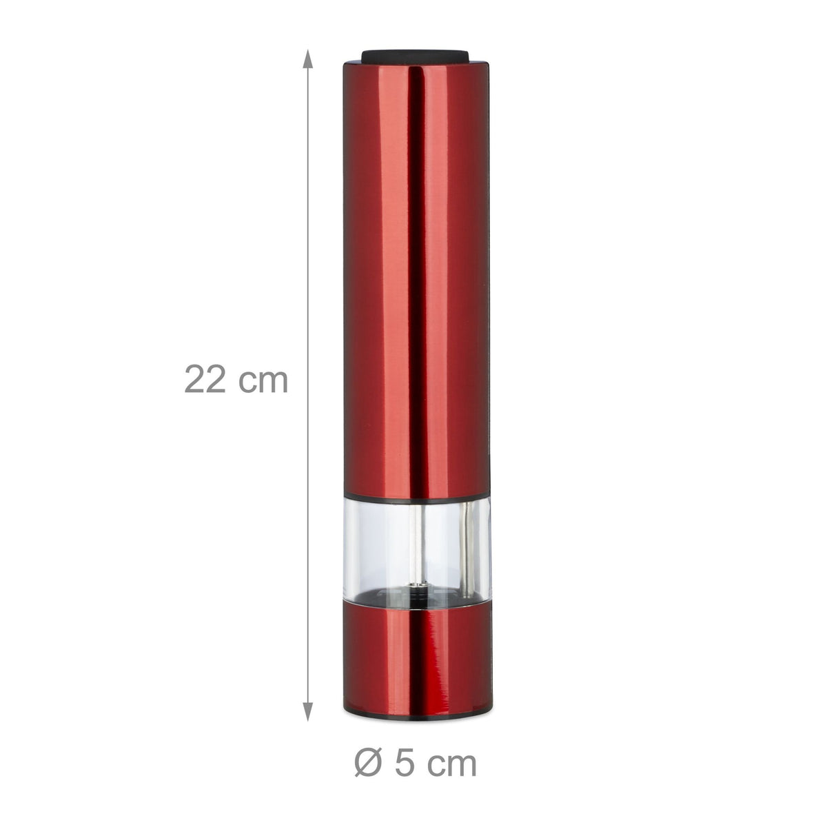 Electric pepper mill Set of 2 Red