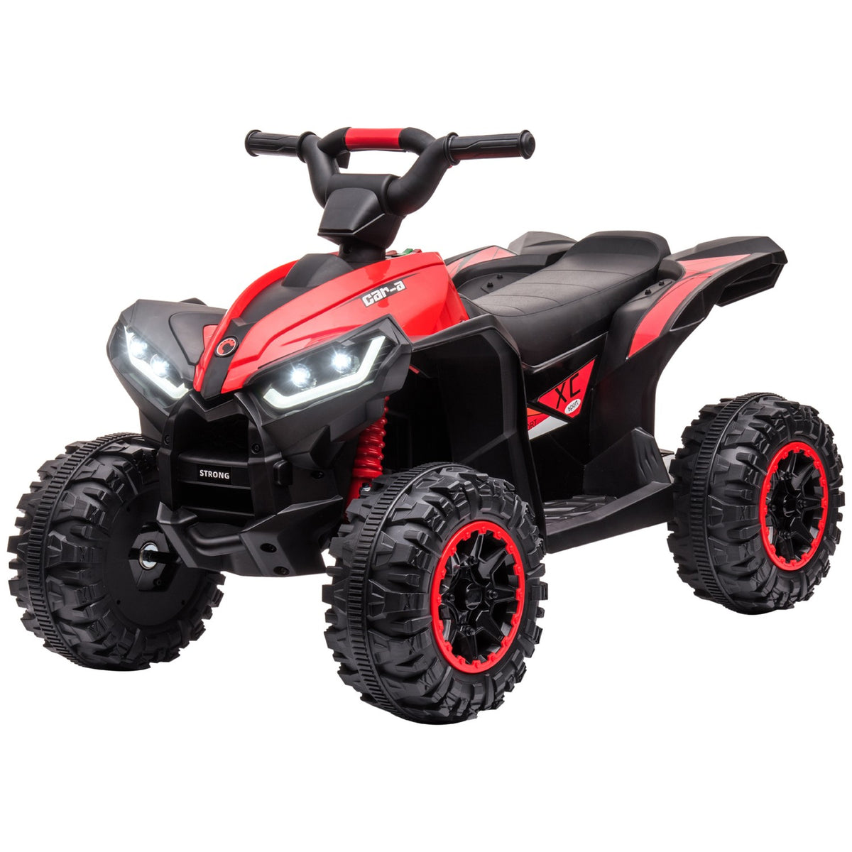 Electric quad for children, children's quad with forward, reverse function, USB port, MP3 music player, children's vehicle with 2 motors
