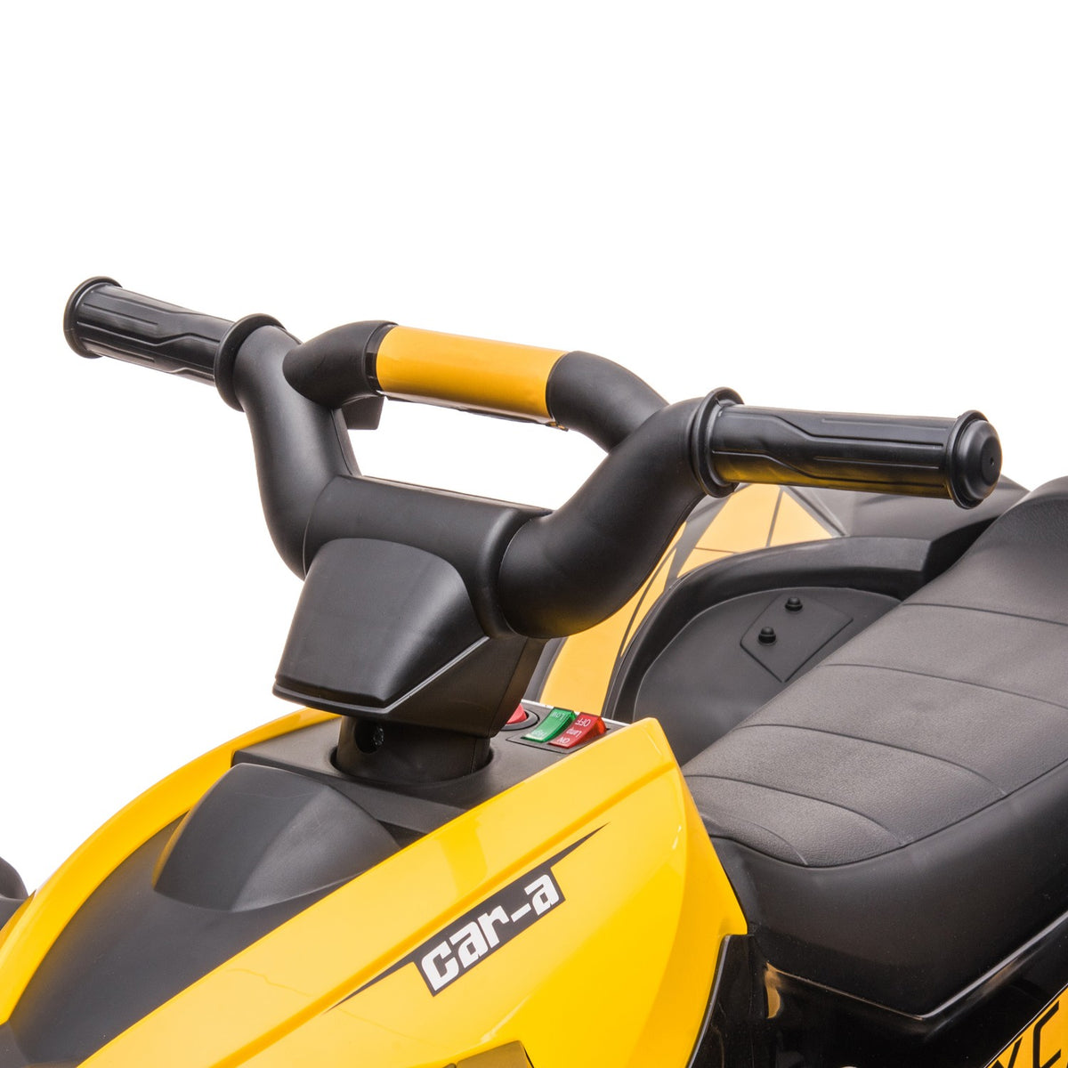 Electric quad for children, children's quad with forward, reverse function, USB port, MP3 music player, children's vehicle with 2 motors