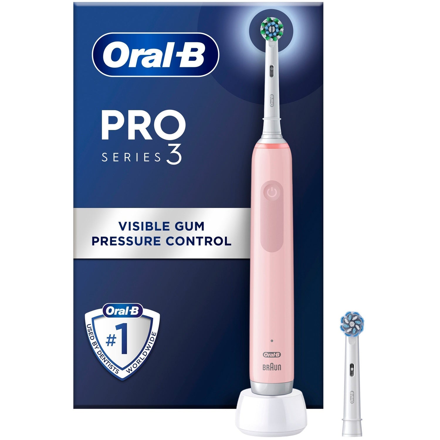 Electric toothbrush Pro3 Pink + Extra Refill