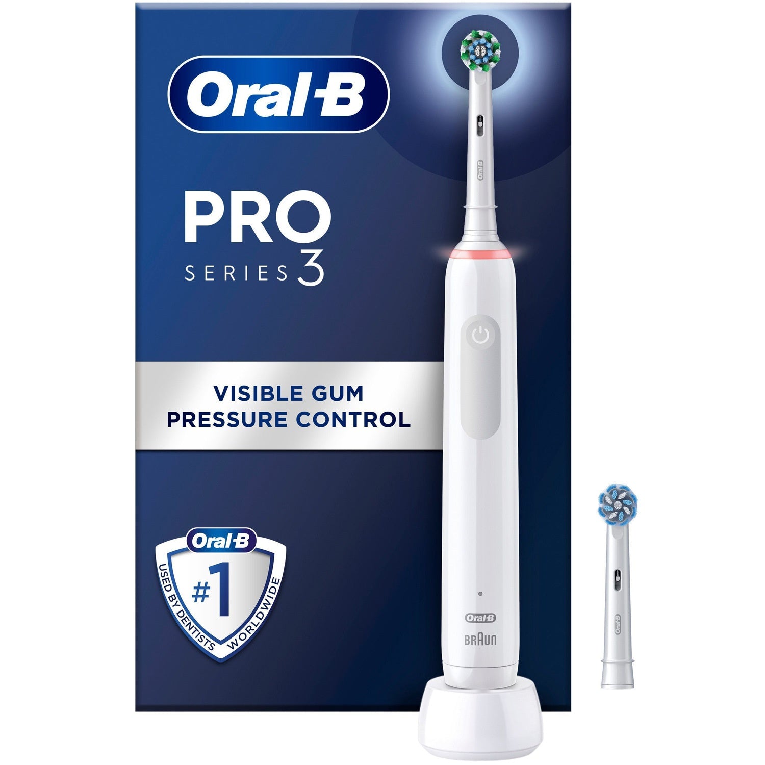 Electric toothbrush Pro3 White + Extra Refill