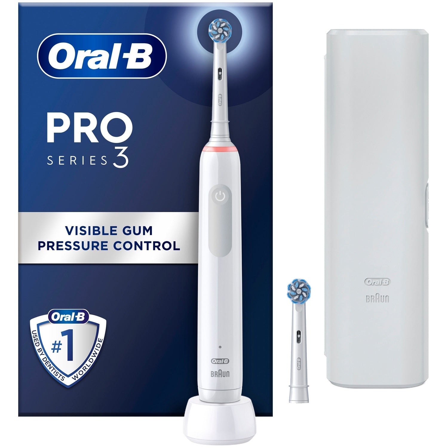 Electric toothbrush Pro3 White + Extra Refill + TC
