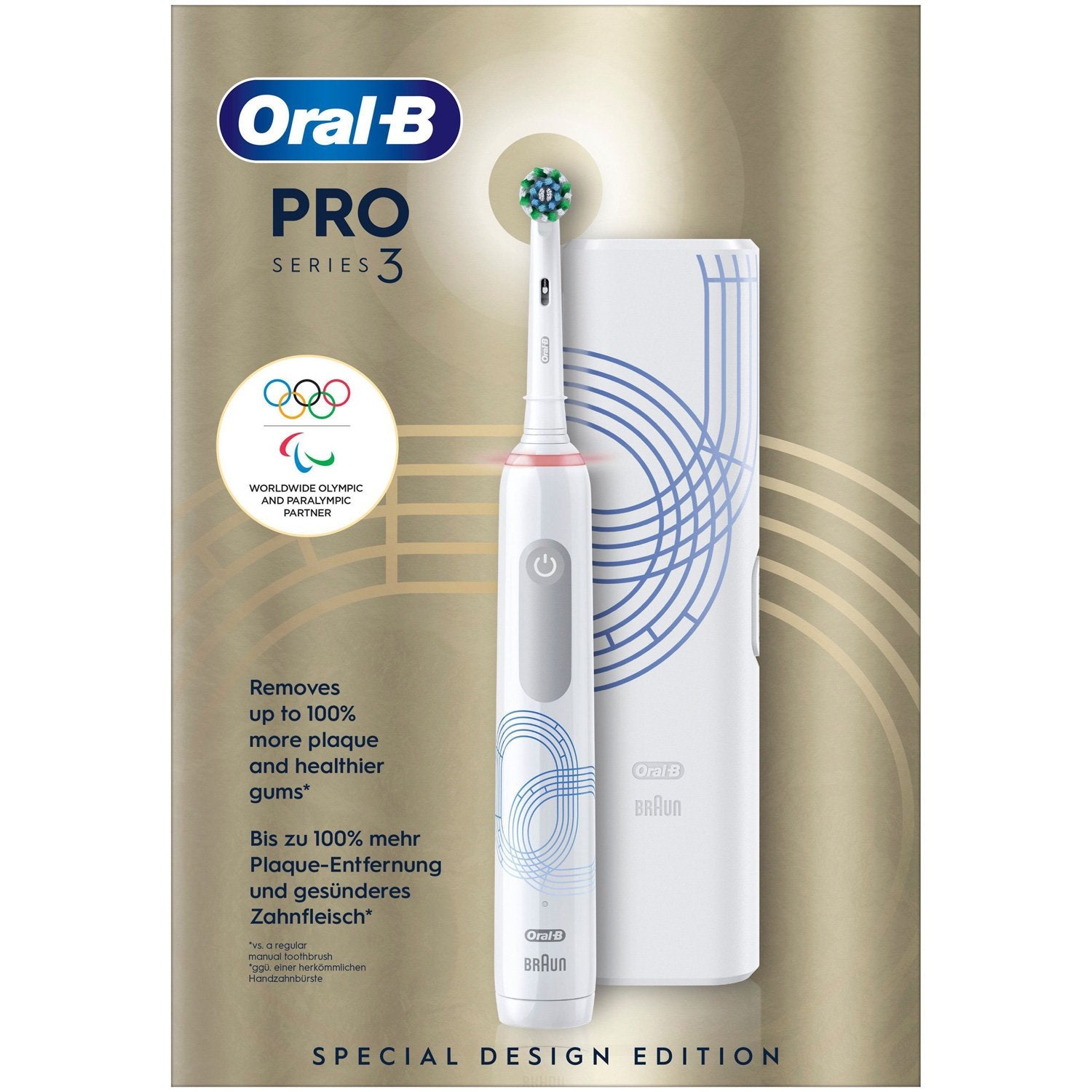 Electric toothbrush Pro 3 White Olympics + TC