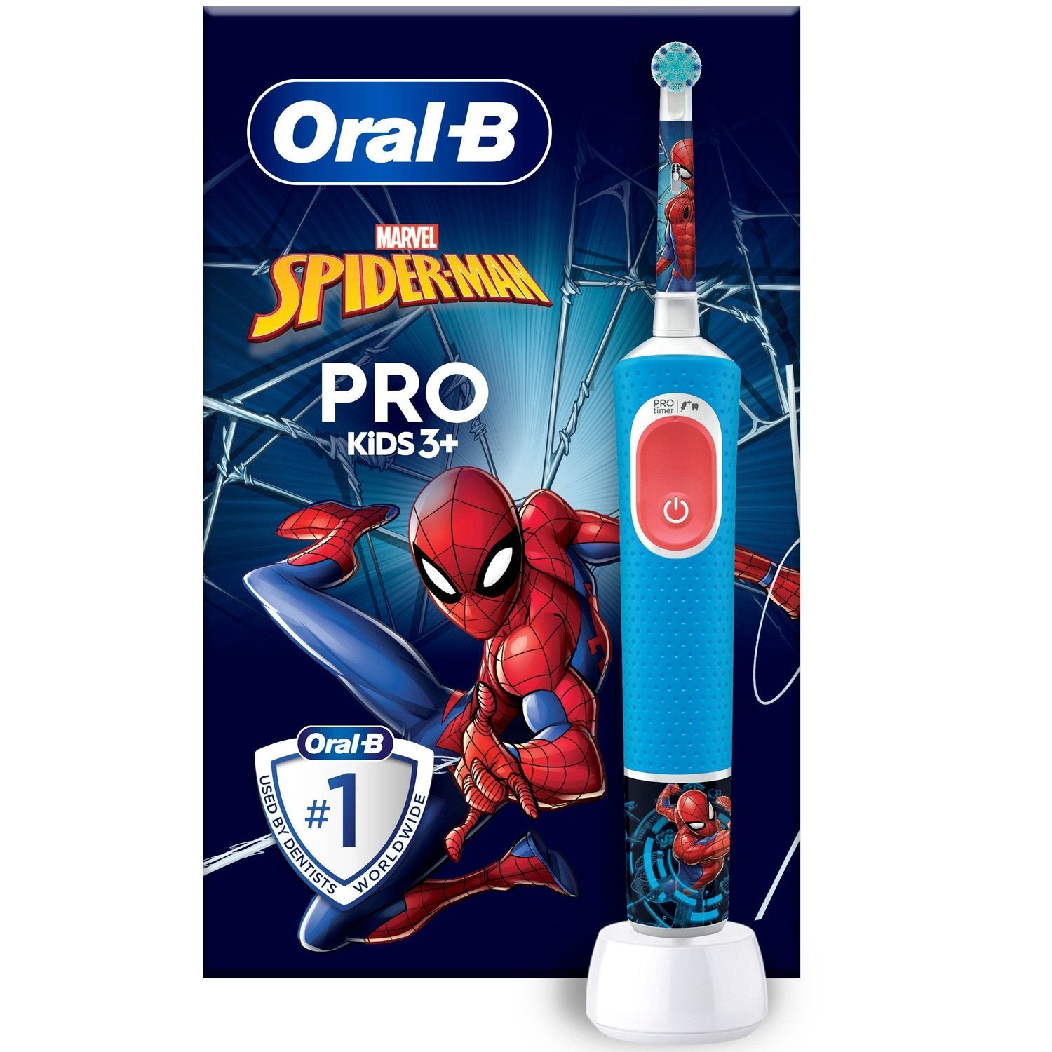 Electric toothbrush Vitality Pro Kids Spiderman HBOX
